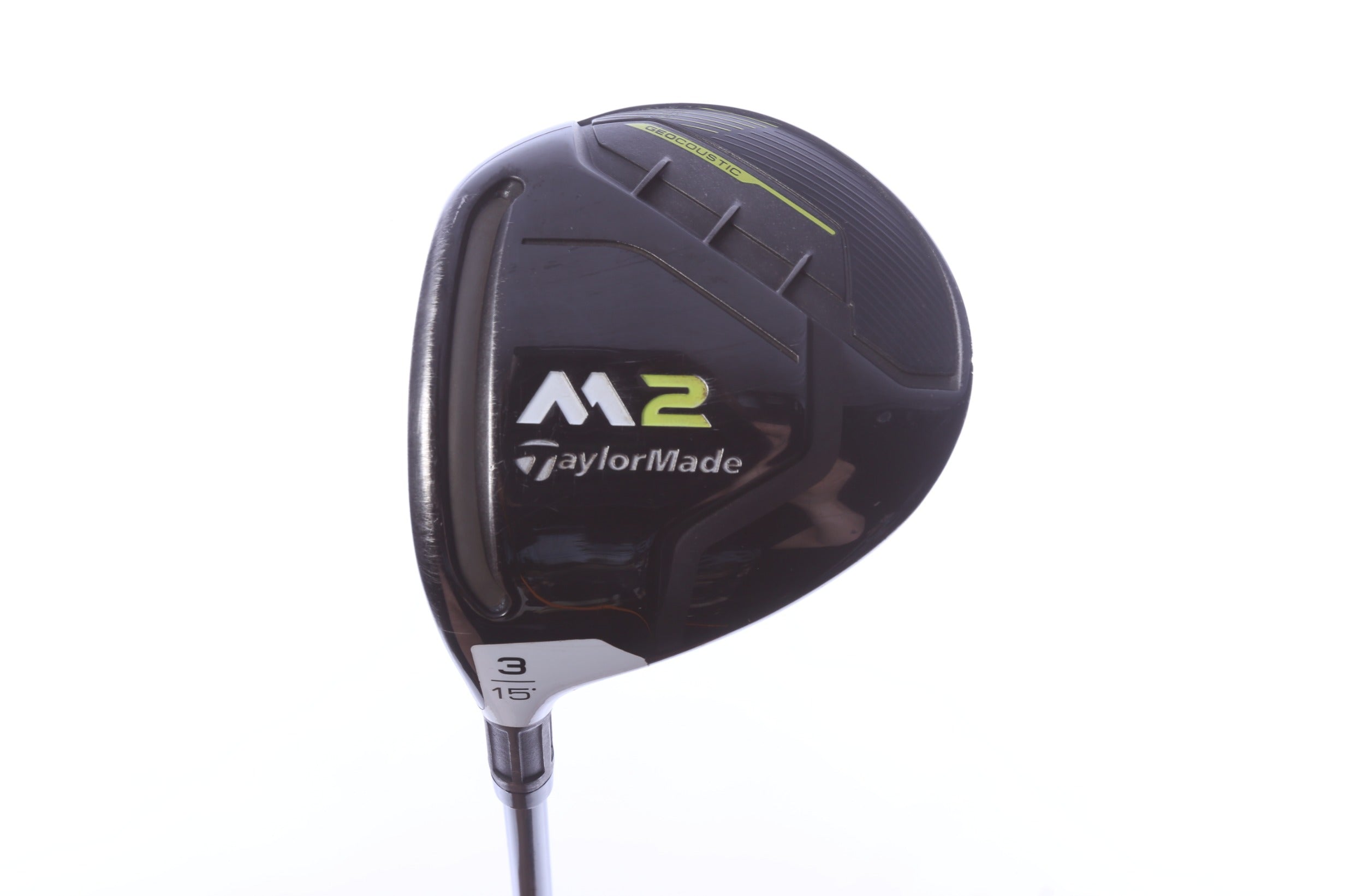 Used TaylorMade M2 2017 3-Wood - Left-Handed - 15 Degrees - Stiff Flex-Next Round