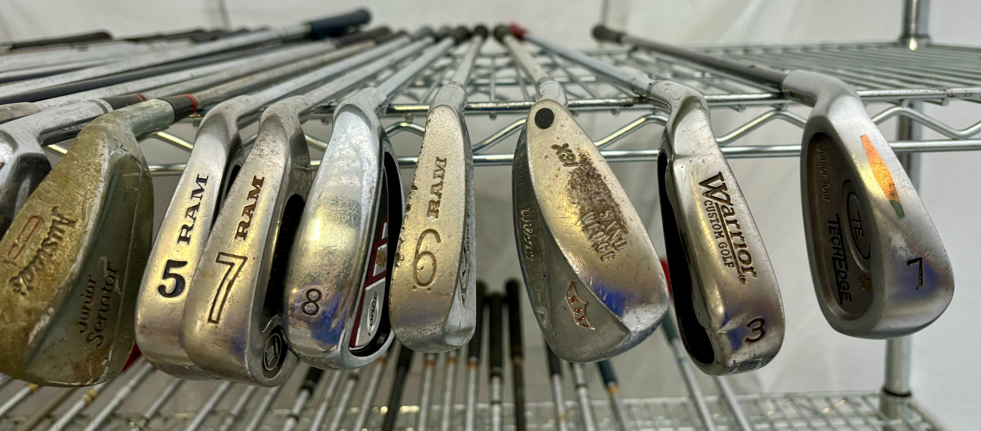 Wholesale Lot of 50 Golf Clubs - Assorted Single Irons and Wedges.-Next Round