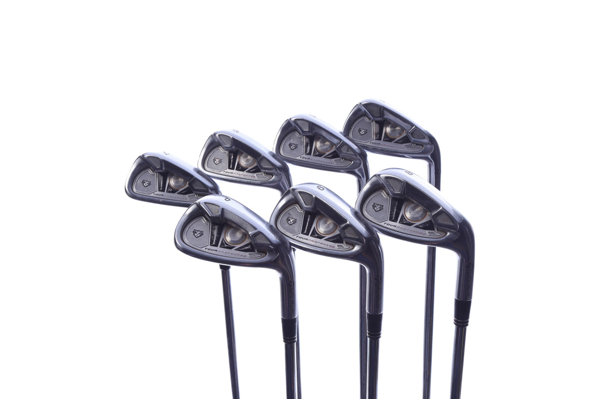 Used TaylorMade 2009 Tour Preferred Iron Set - Right-Handed - 4-PW - Stiff Flex