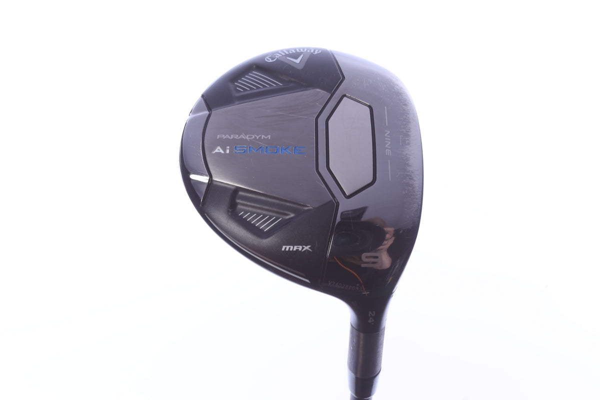 Used Callaway Paradym Ai Smoke MAX 9-Wood - Right-Handed - 24 Degrees - Regular Flex