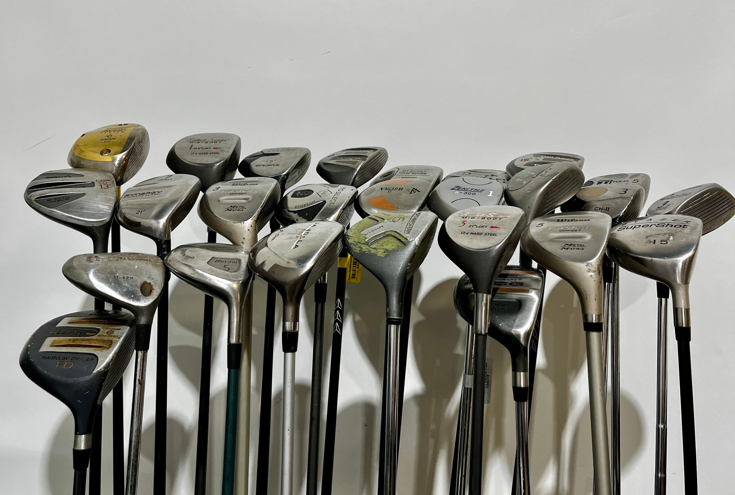 Wholesale Lot of 25 Golf Clubs -Right-Handed - Assorted Fairway Woods-Next Round
