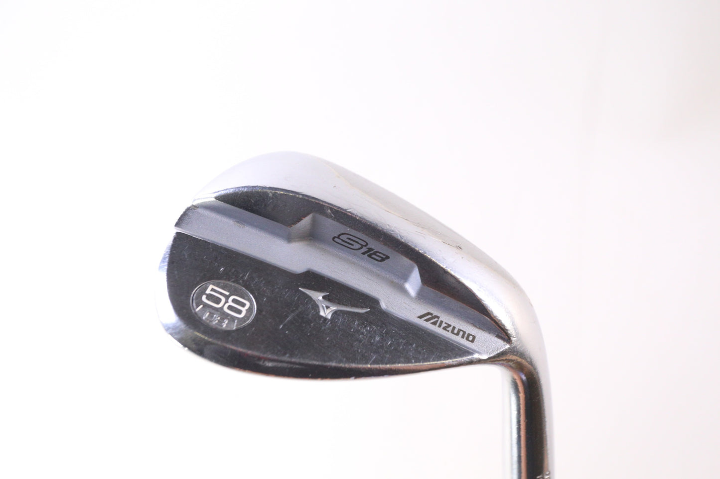 Used Mizuno S18 White Satin Lob Wedge - Right-Handed - 58 Degrees - Regular Flex-Next Round
