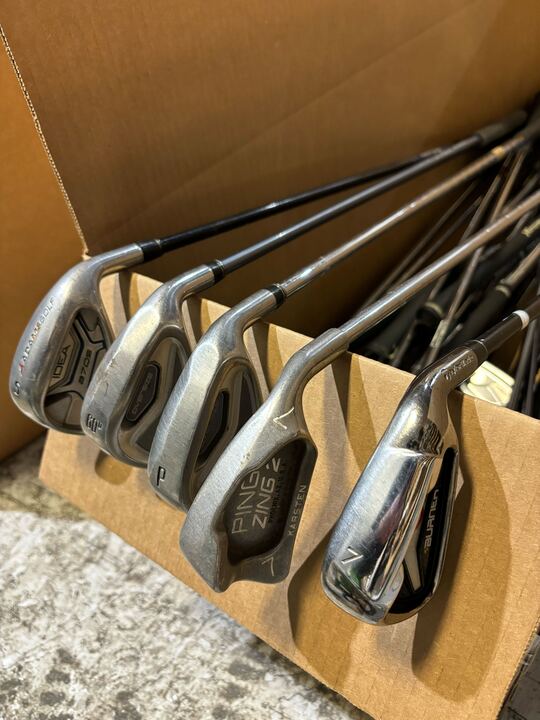 Wholesale Lot of 40 Assorted Titleist, Ping, TaylorMade Single Irons and Wedges-Next Round