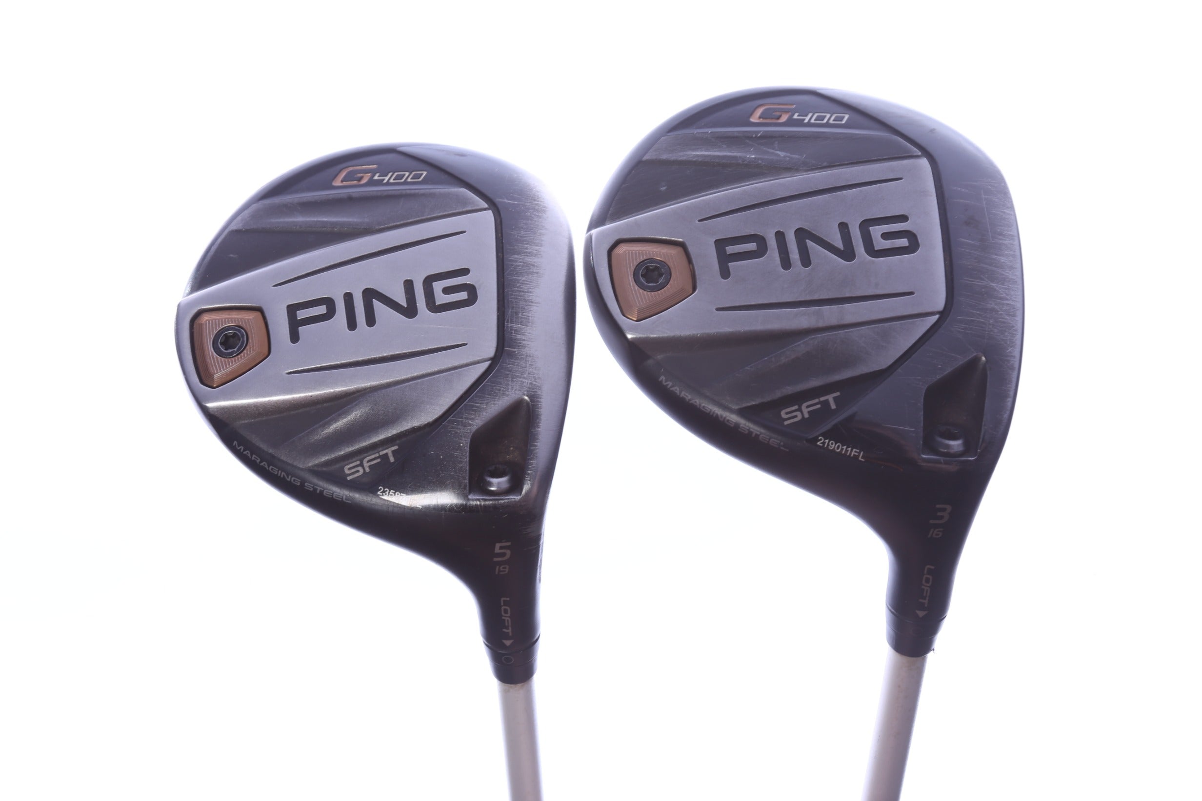 Used Ping G400 Wood Set - Right-Handed - 3W, 5W - Regular Flex-Next Round