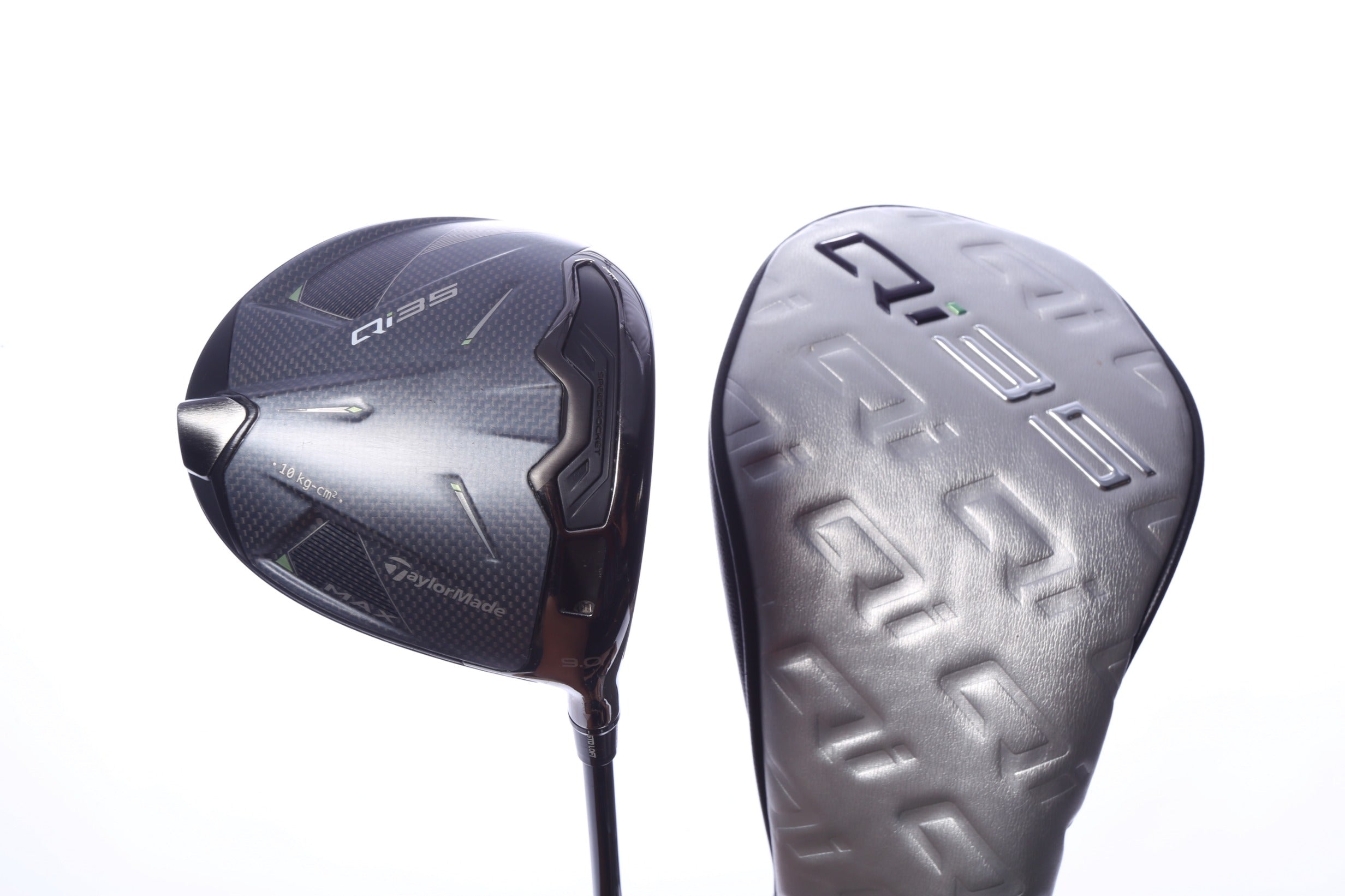 Used TaylorMade Qi35 MAX Driver - 9 Degrees - Stiff Flex Project X HZRDUS Smoke RDX - Right-Handed-Next Round