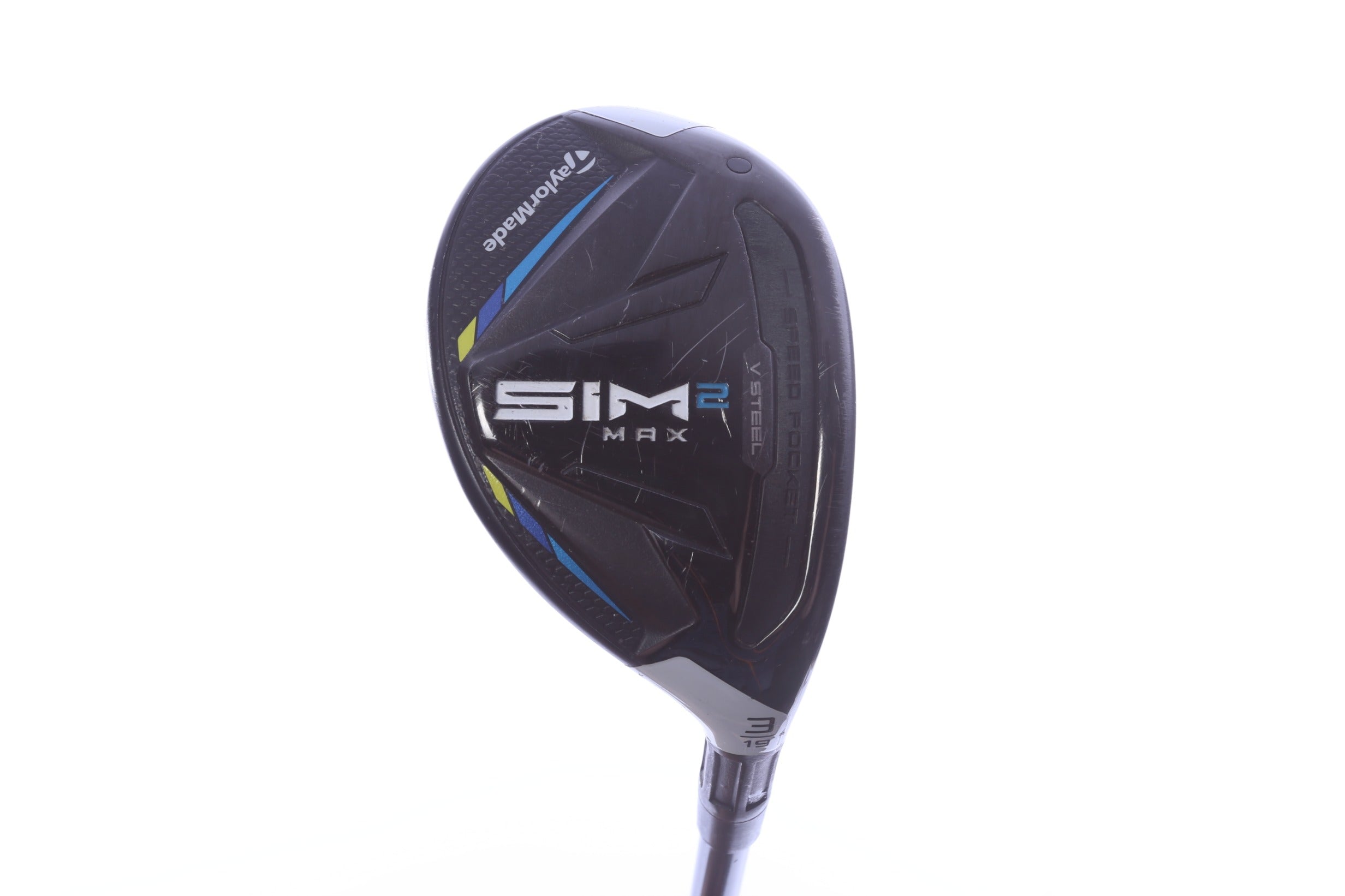 Used TaylorMade SIM2 MAX Rescue 3H Hybrid - Right-Handed - 19 Degrees - Extra Stiff Flex-Next Round