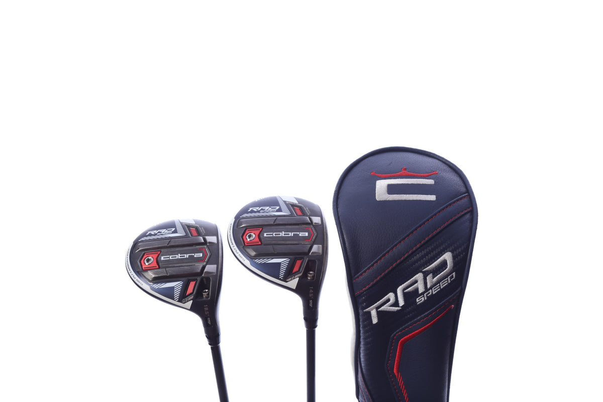 Used Cobra RAD Speed Wood Set - Right-Handed - 3W, 5W - Regular Flex