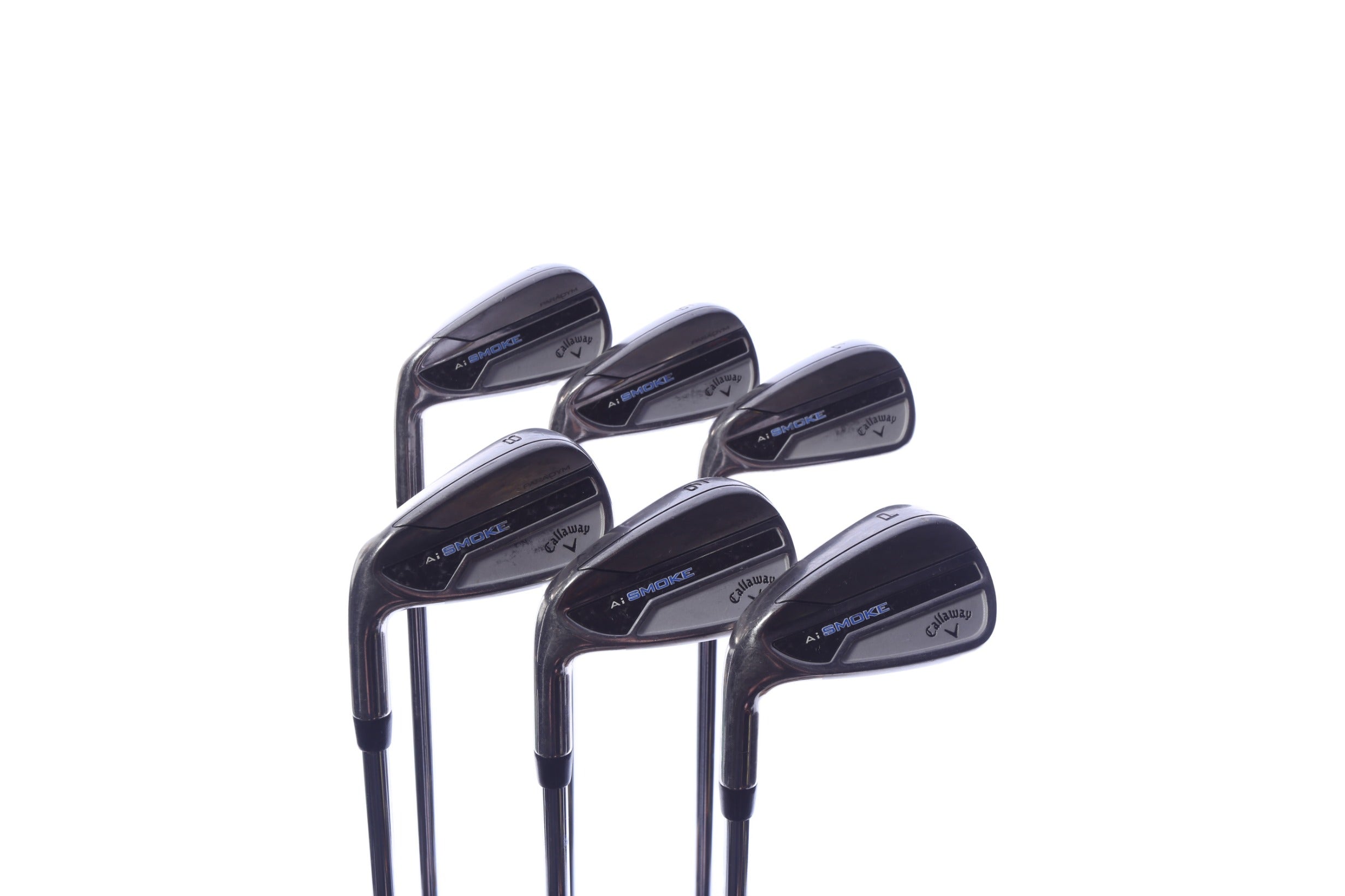 Used Callaway Paradym Ai Smoke Iron Set - Left-Handed - 5-PW - Stiff Flex