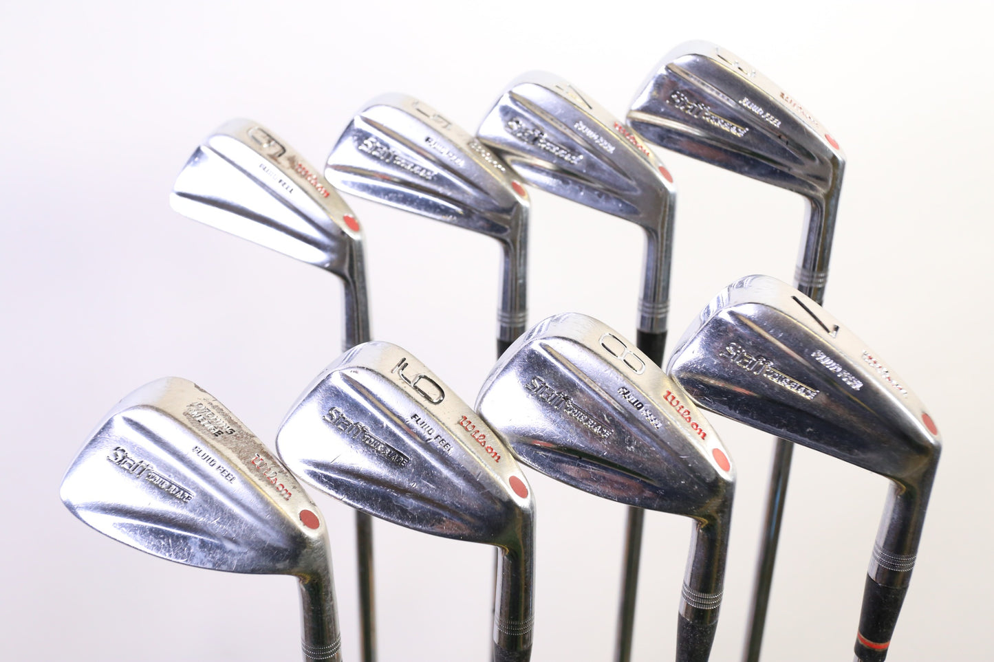 Used Wilson STAFF TOUR BLADE Iron Set - Right-Handed - 3-PW - Regular Flex-Next Round
