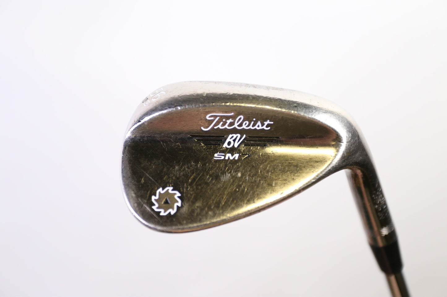 Used Titleist Vokey SM7 Brushed Steel S Grind Sand Wedge - Right-Handed - 56 Degrees - Stiff Flex-Next Round