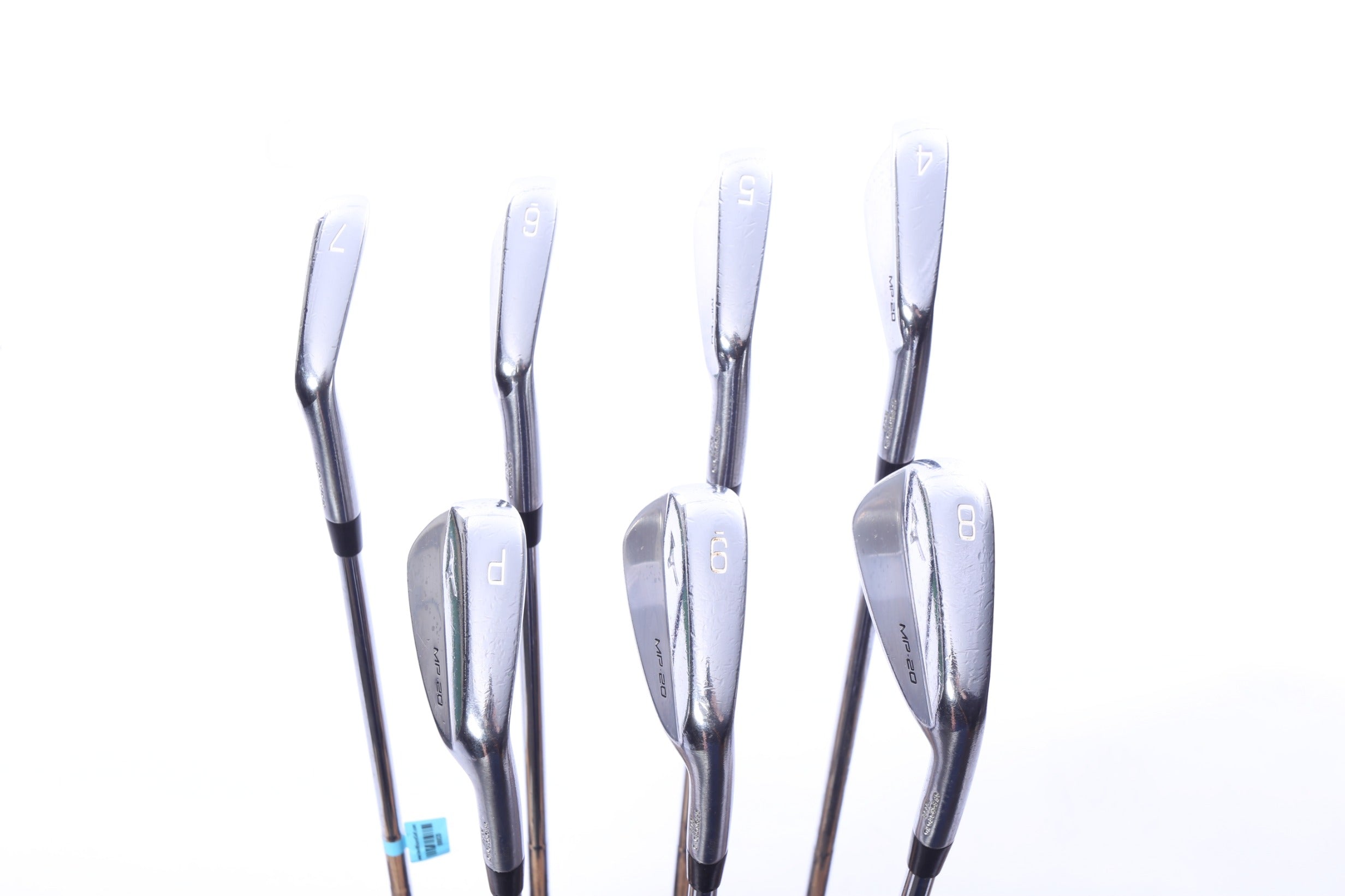 Used Mizuno MP-20 Iron Set - Right-Handed - 4-PW - Stiff Flex