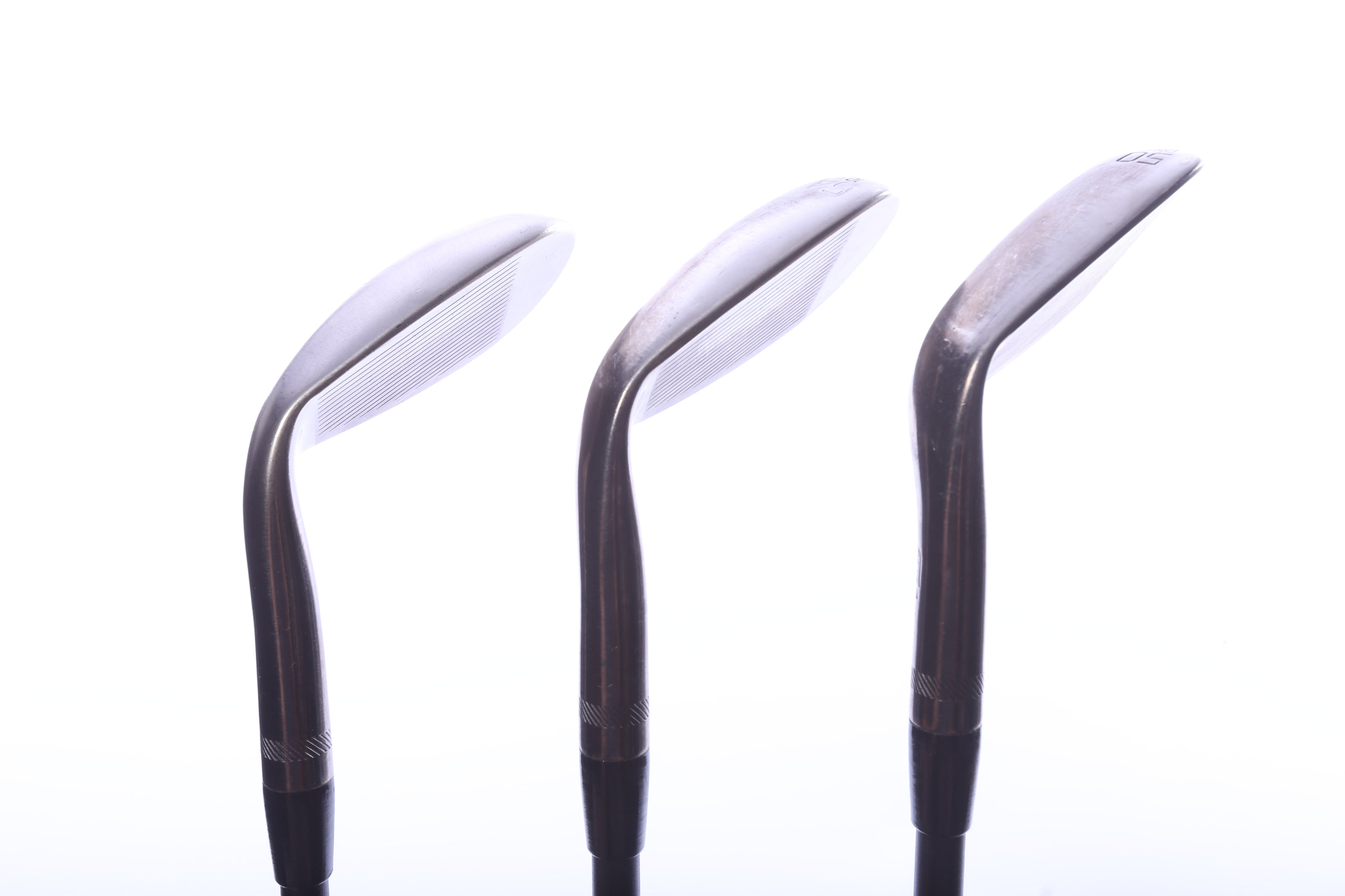 Used Titleist Vokey SM9 Brushed Steel Wedge Set - Right-Handed - 50*, 54*, 58* - Regular Flex-Next Round