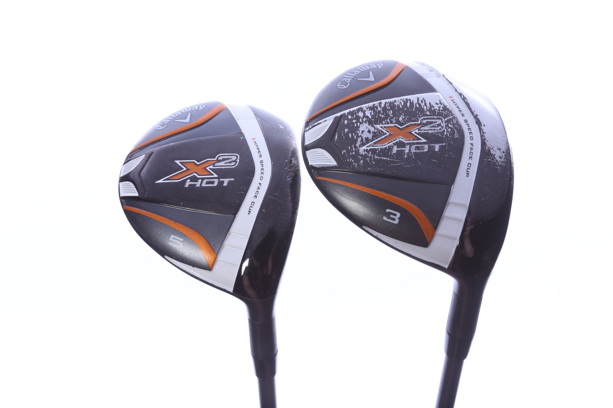 Used Callaway X2 Hot Wood Set - Right-Handed - 3W, 5W - Seniors Flex
