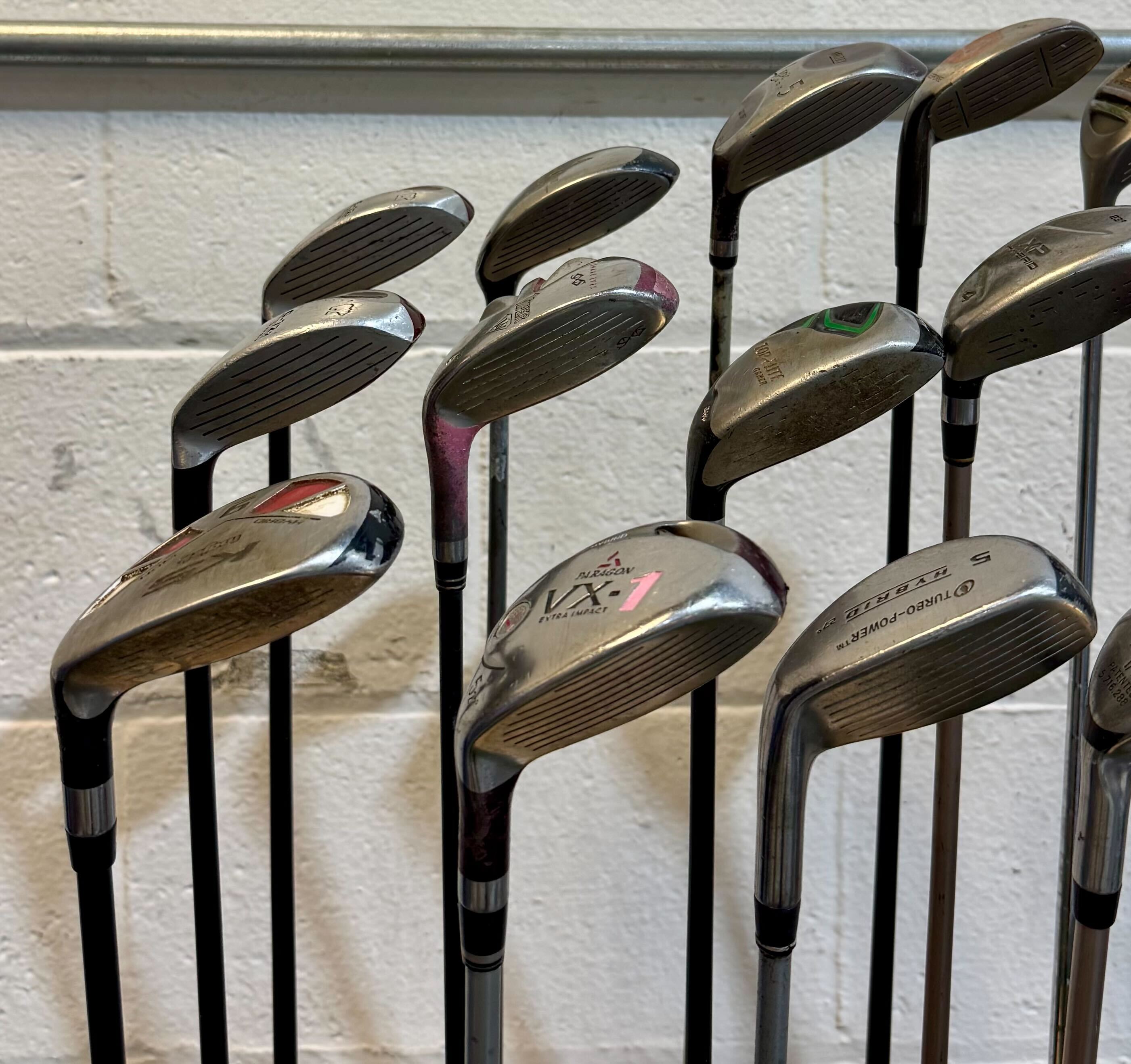 Wholesale Lot of 40 Golf Clubs - Assorted Hybrids-Next Round
