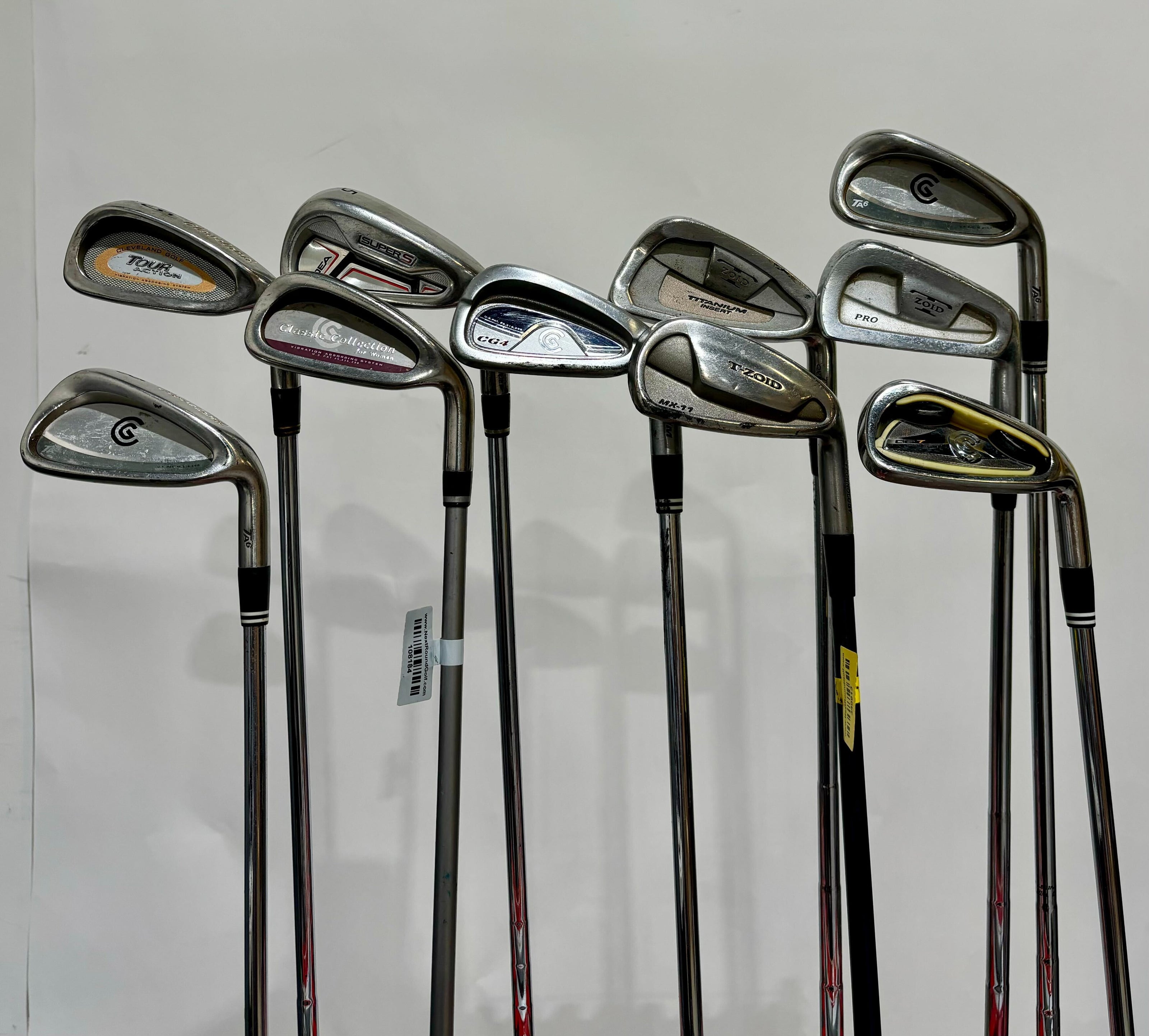 Wholesale Lot of 40 Golf Clubs - Assorted Irons-Next Round