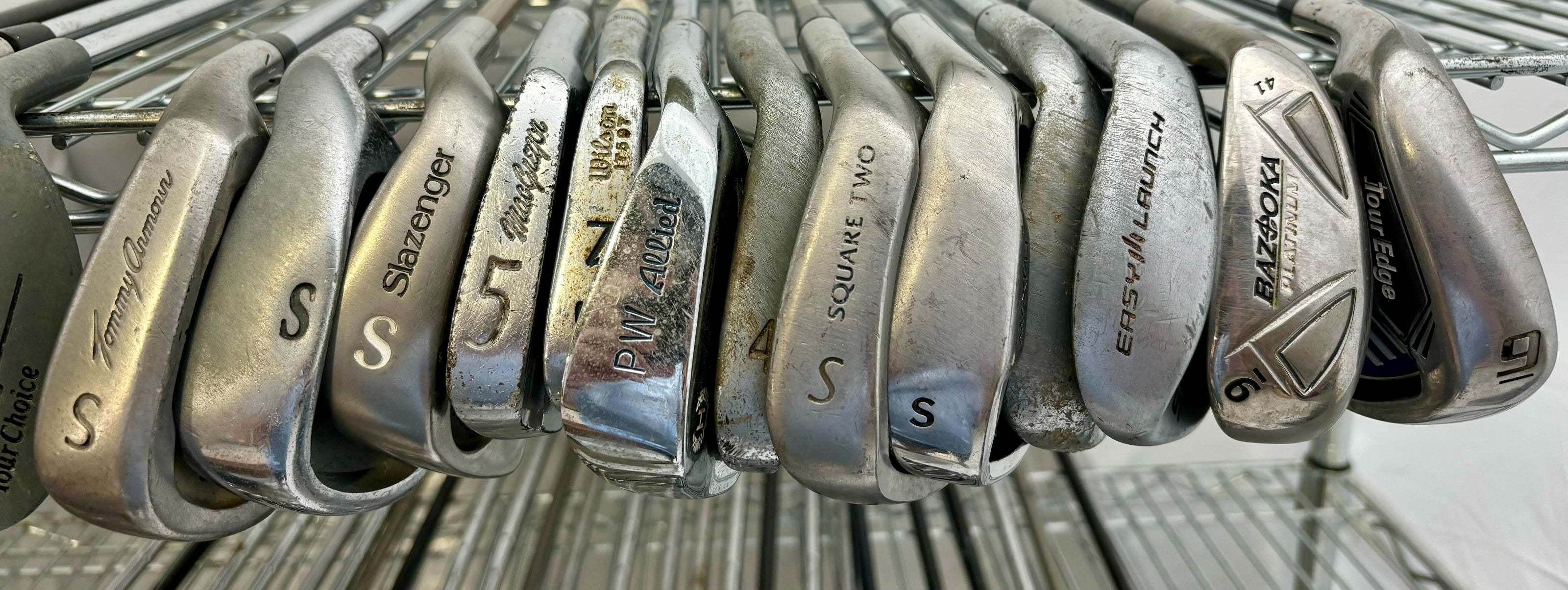 Wholesale Lot of 50 Golf Clubs - Assorted Irons and Wedges-Next Round