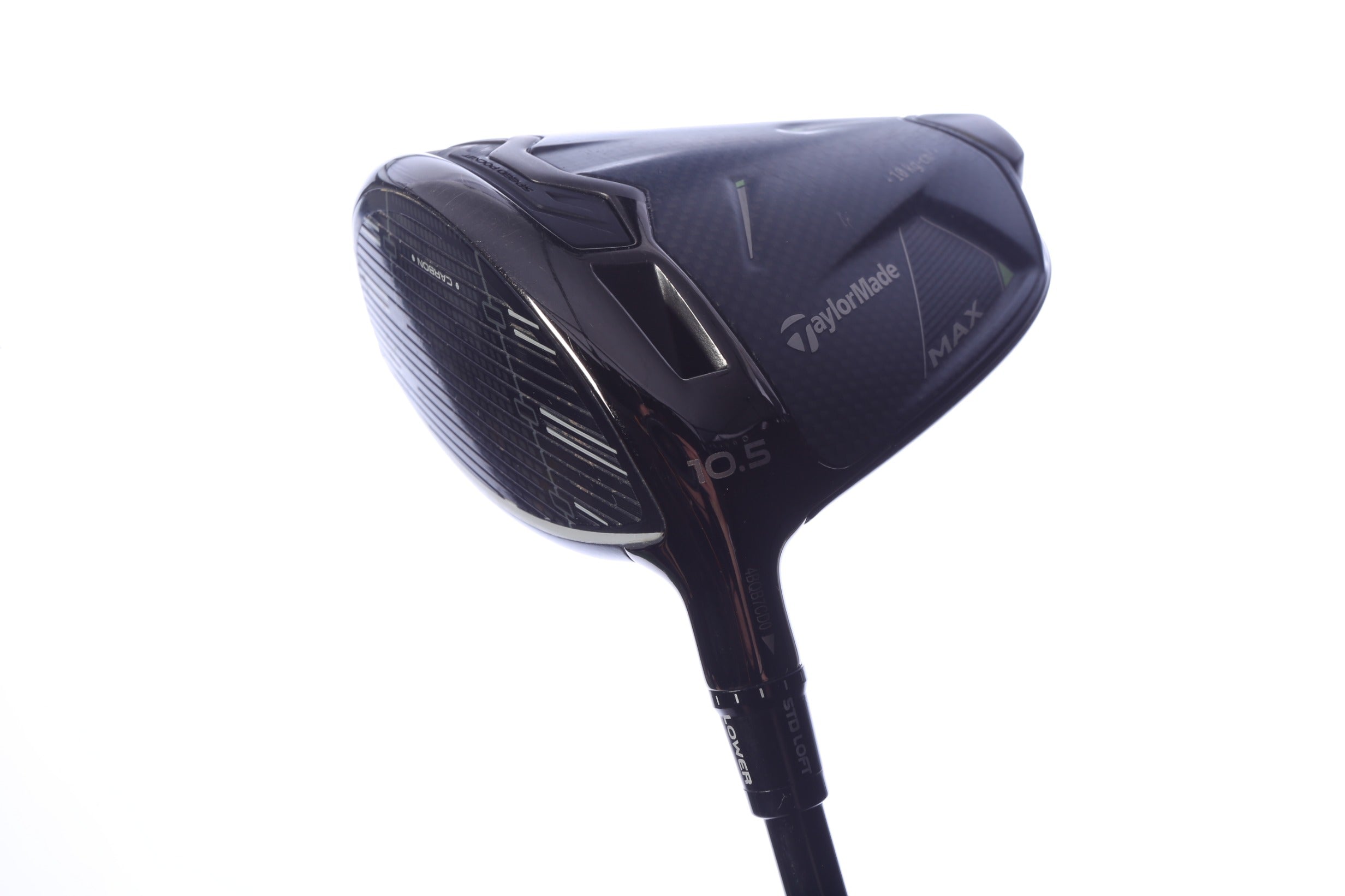 Used TaylorMade Qi35 MAX Driver - 10.5 Degrees - Stiff Flex Project X Hzrdus Smoke RDX Red - Left-Handed