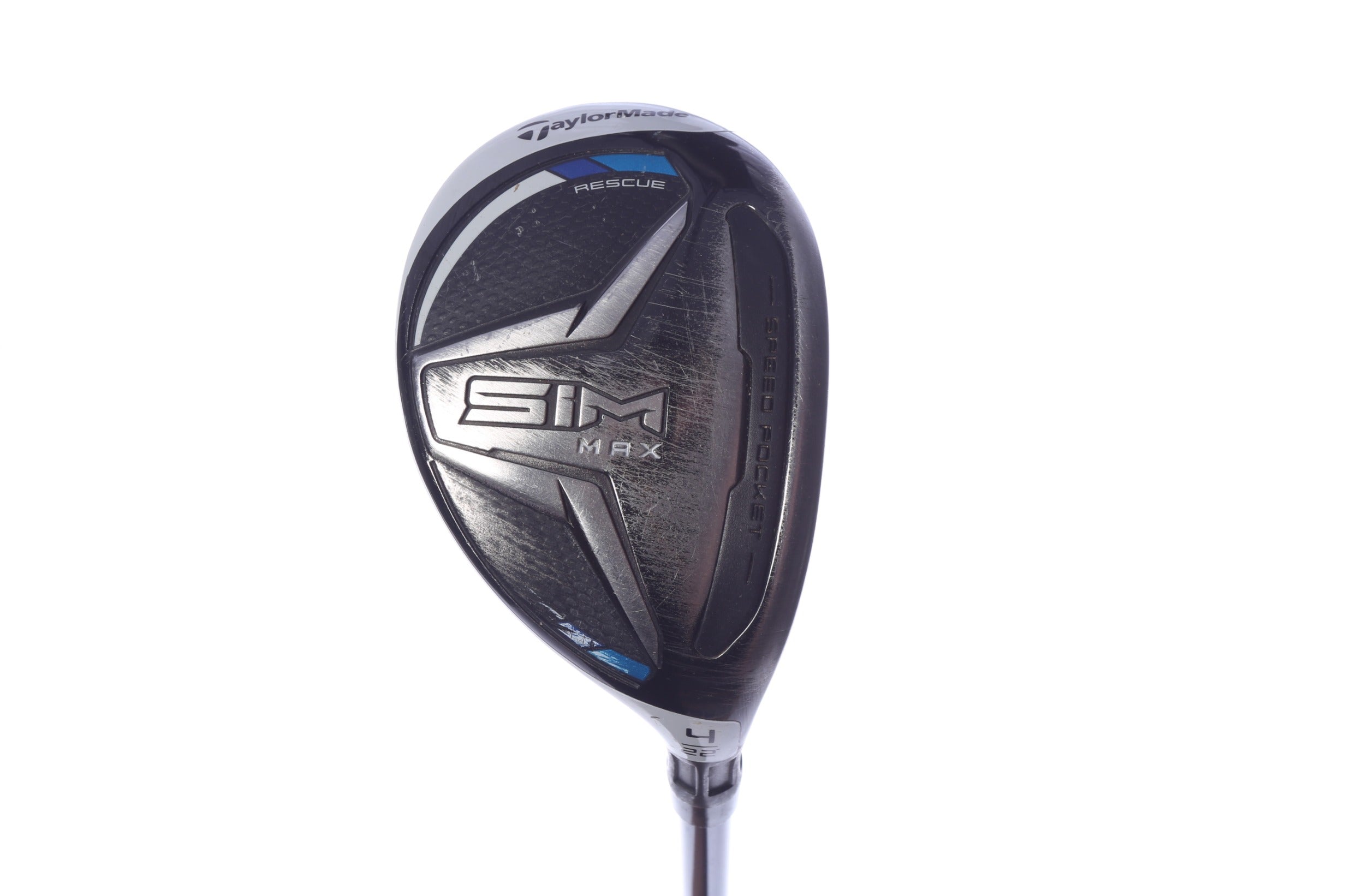 Used TaylorMade SIM MAX 4H Hybrid - Right-Handed - 22 Degrees - Regular Flex-Next Round