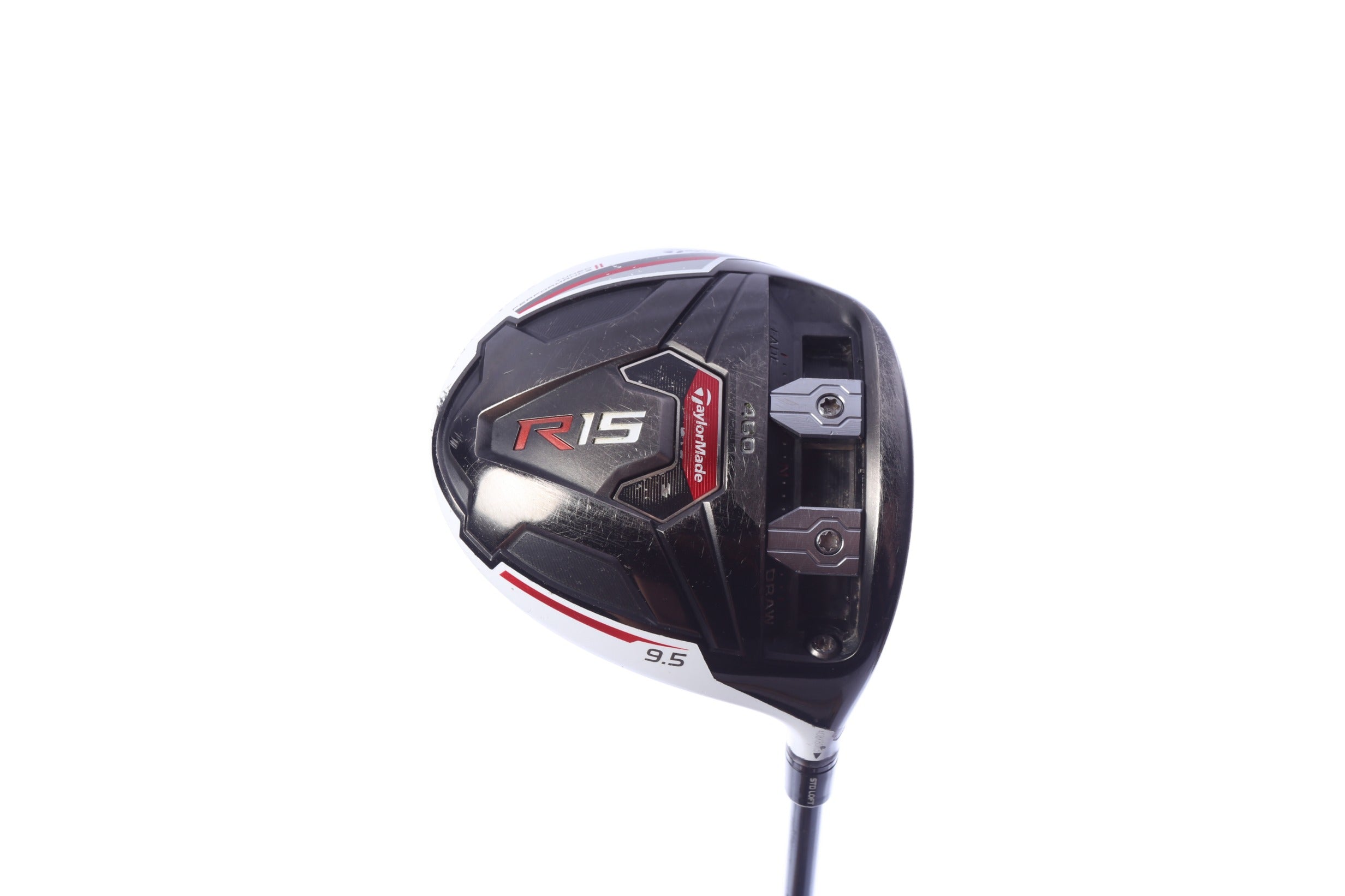 Used TaylorMade R15 Driver - 9.5 Degrees - Stiff Flex Fujikura Evolution Speeder 57 - Right-Handed