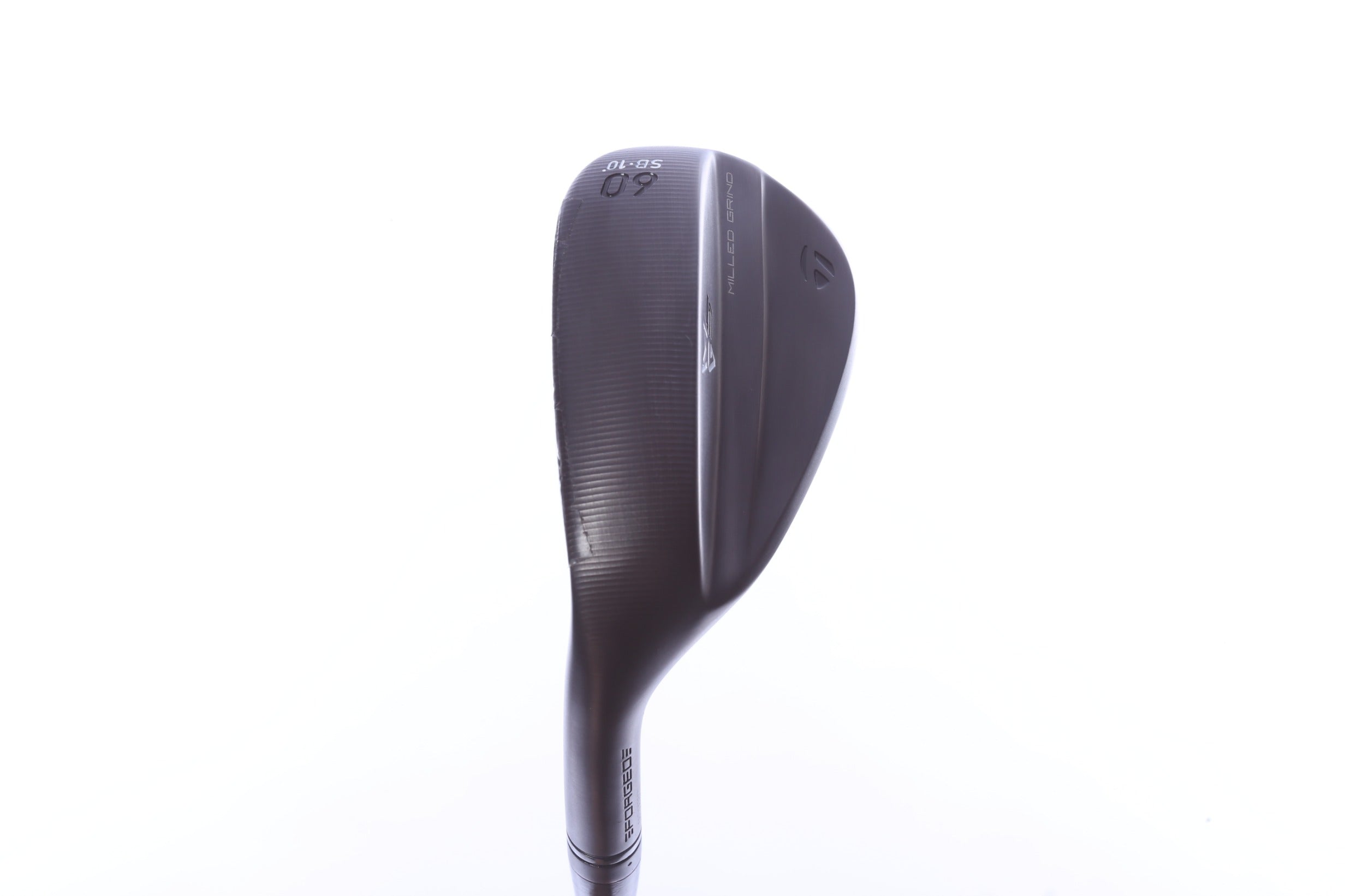 Used TaylorMade Milled Grind 5 Charcoal Lob Wedge - Left-Handed - 60 Degrees - Stiff Flex-Next Round