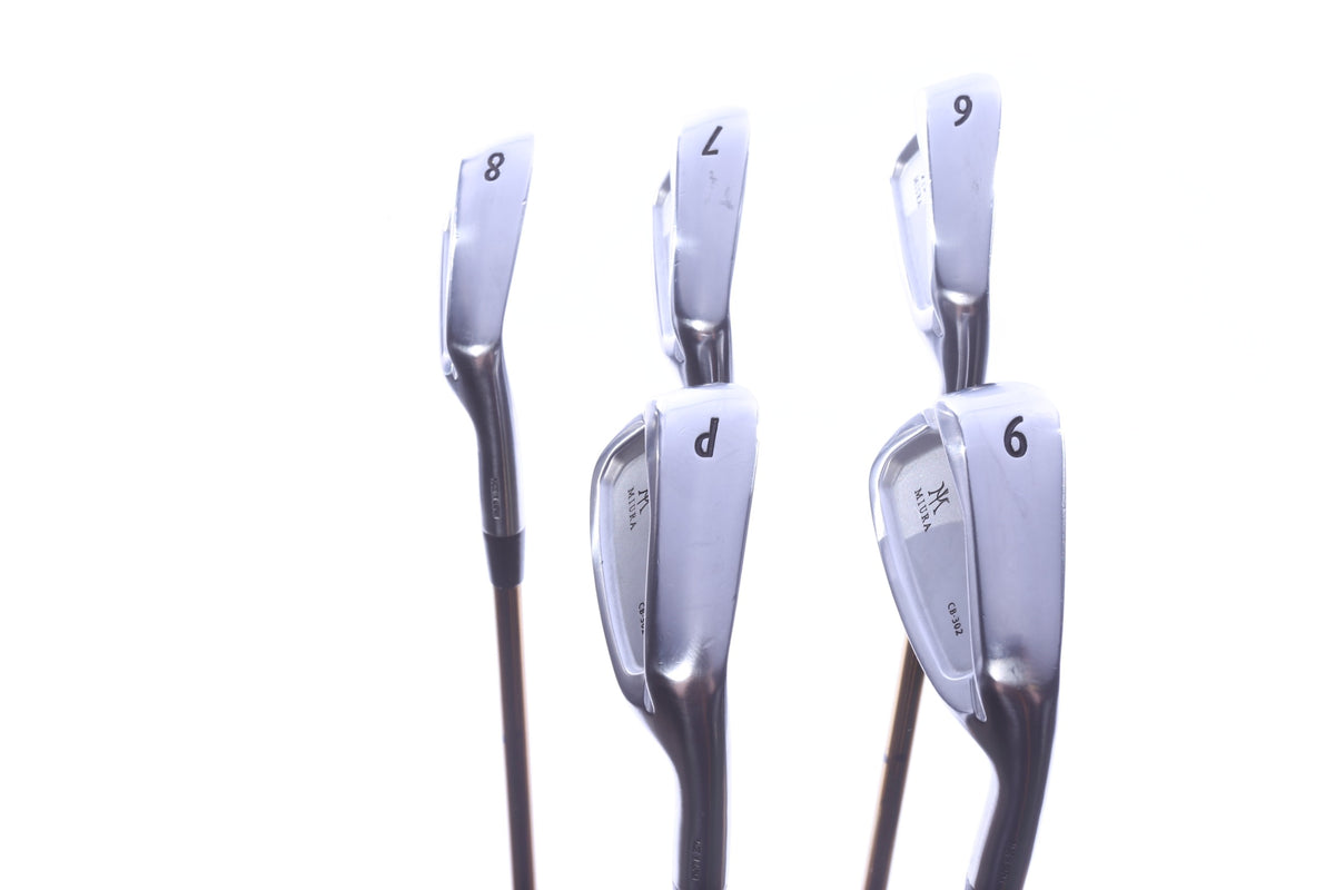 Used Miura CB-302 Iron Set - Right-Handed - 6-PW - Seniors Flex