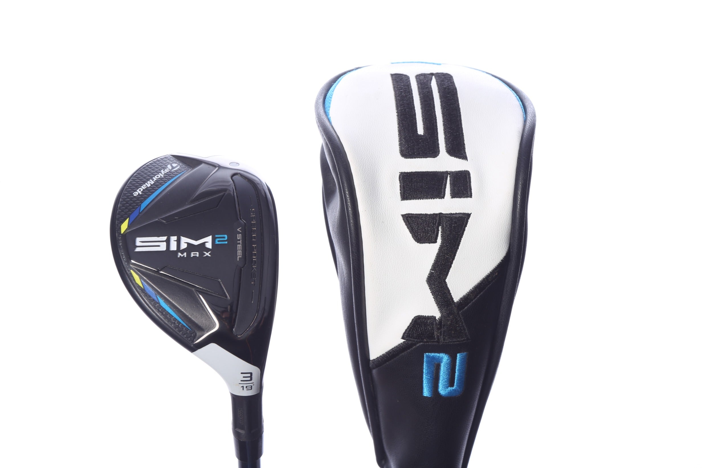 Used TaylorMade SIM2 MAX Rescue 3H Hybrid - Right-Handed - 19 Degrees - Extra Stiff Flex-Next Round