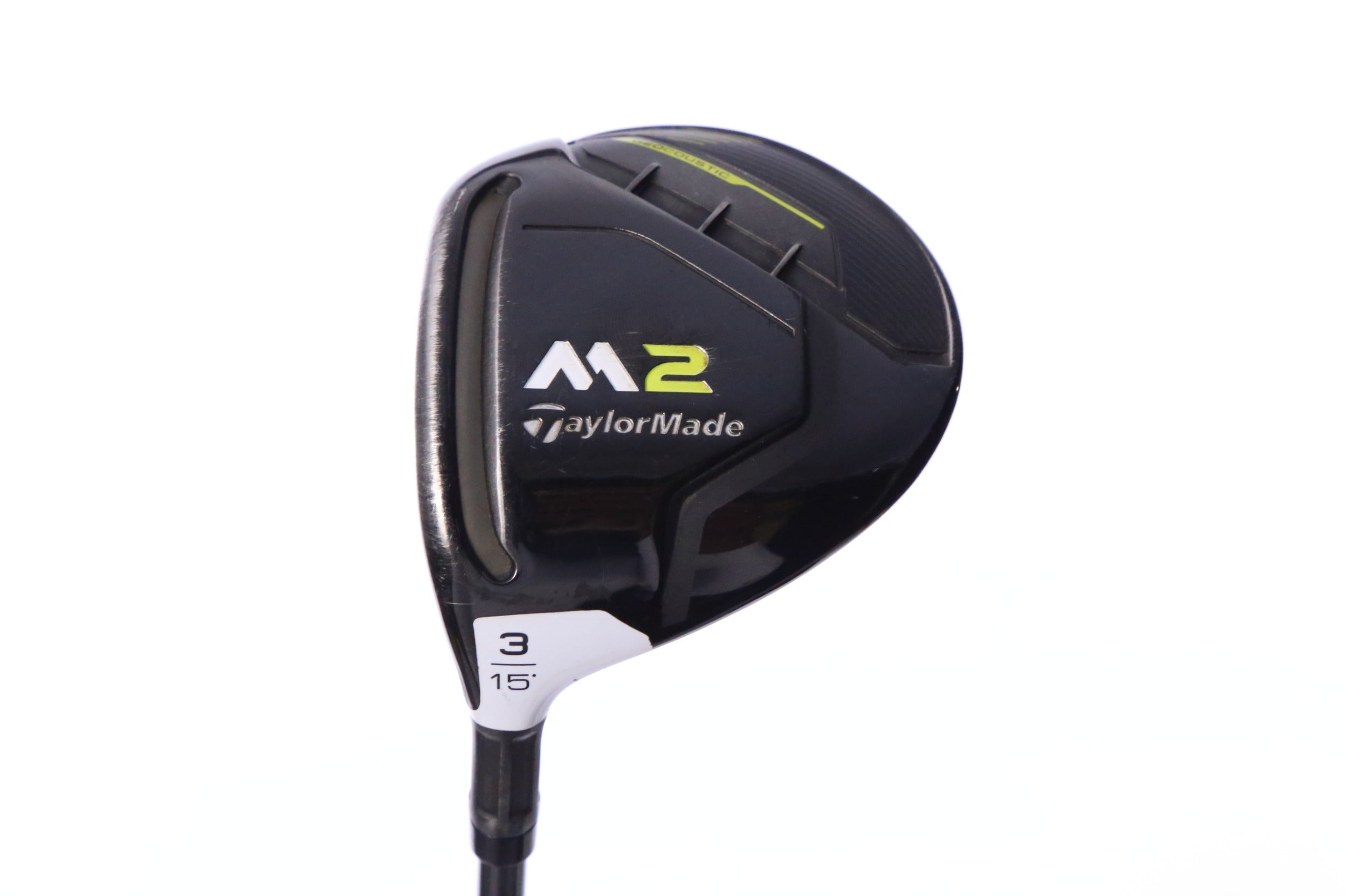 Used TaylorMade M2 2017 3-Wood - Left-Handed - 15 Degrees - Stiff Flex