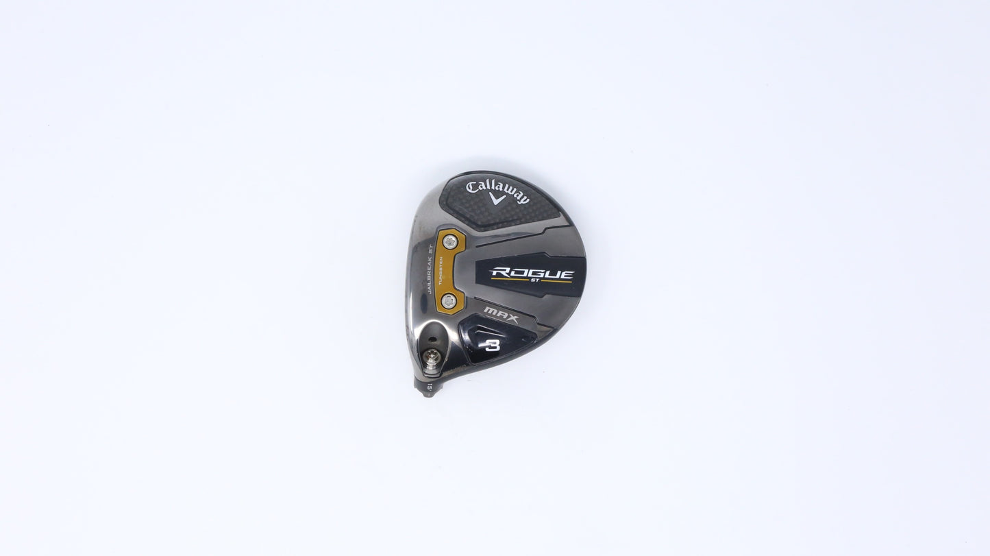 Used Callaway Rogue ST MAX 3-Wood - HEAD ONLY - Left-Handed - 15 Degrees-Next Round