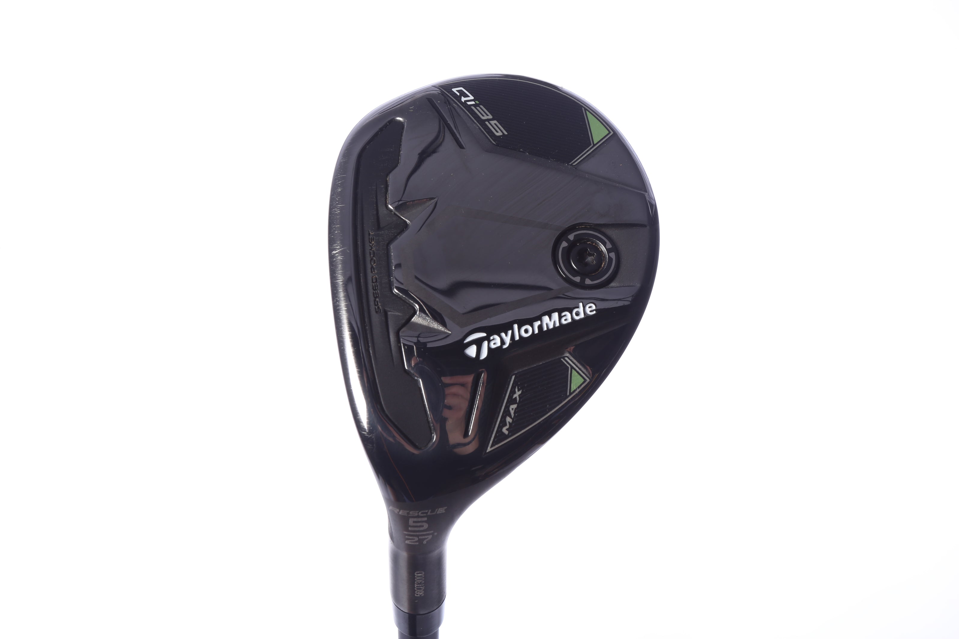 Used TaylorMade Qi35 MAX Rescue 5H Hybrid - Left-Handed - 27 Degrees - Seniors Flex-Next Round