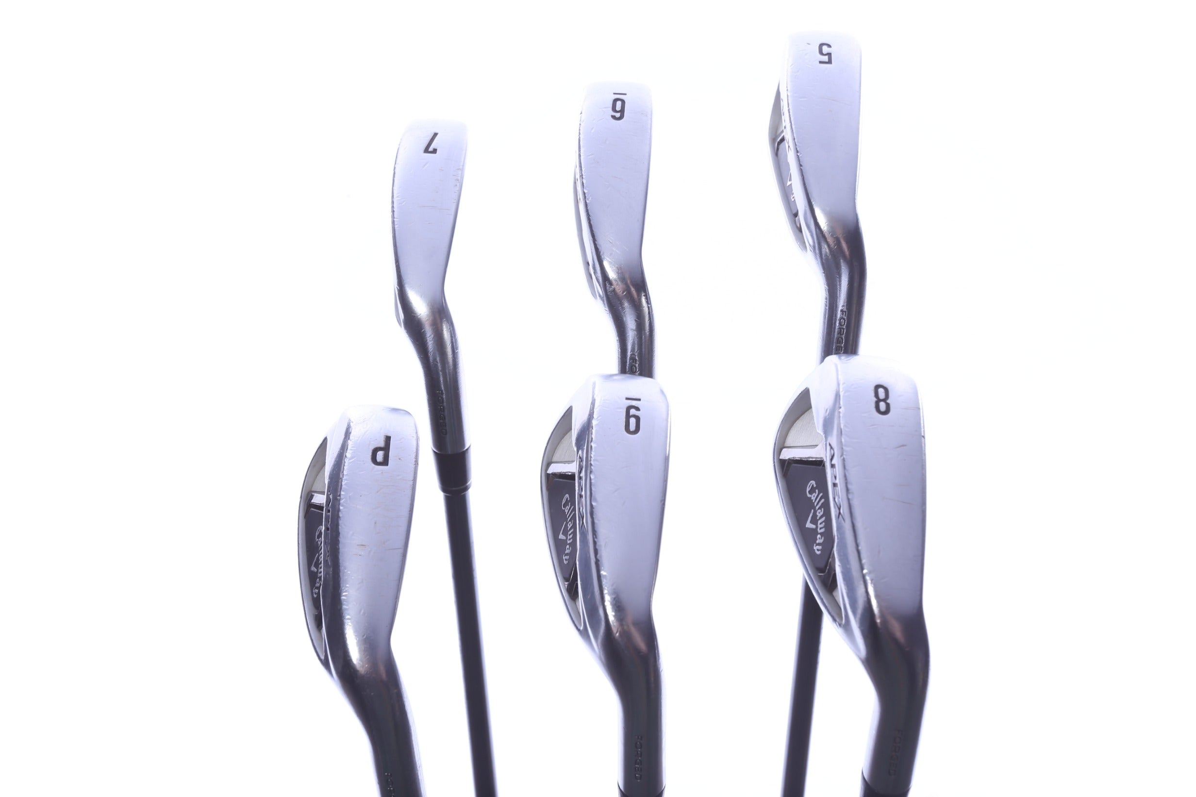 Used Callaway Apex DCB Iron Set - Right-Handed - 5-PW - Stiff Flex