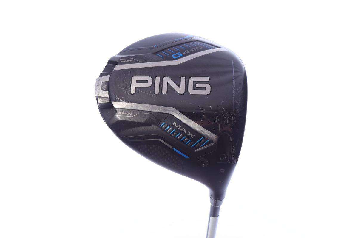 Used Ping G440 MAX Driver - 9 Degrees - Extra Stiff Flex Mitsubishi TENSEI 1K Black - Right-Handed