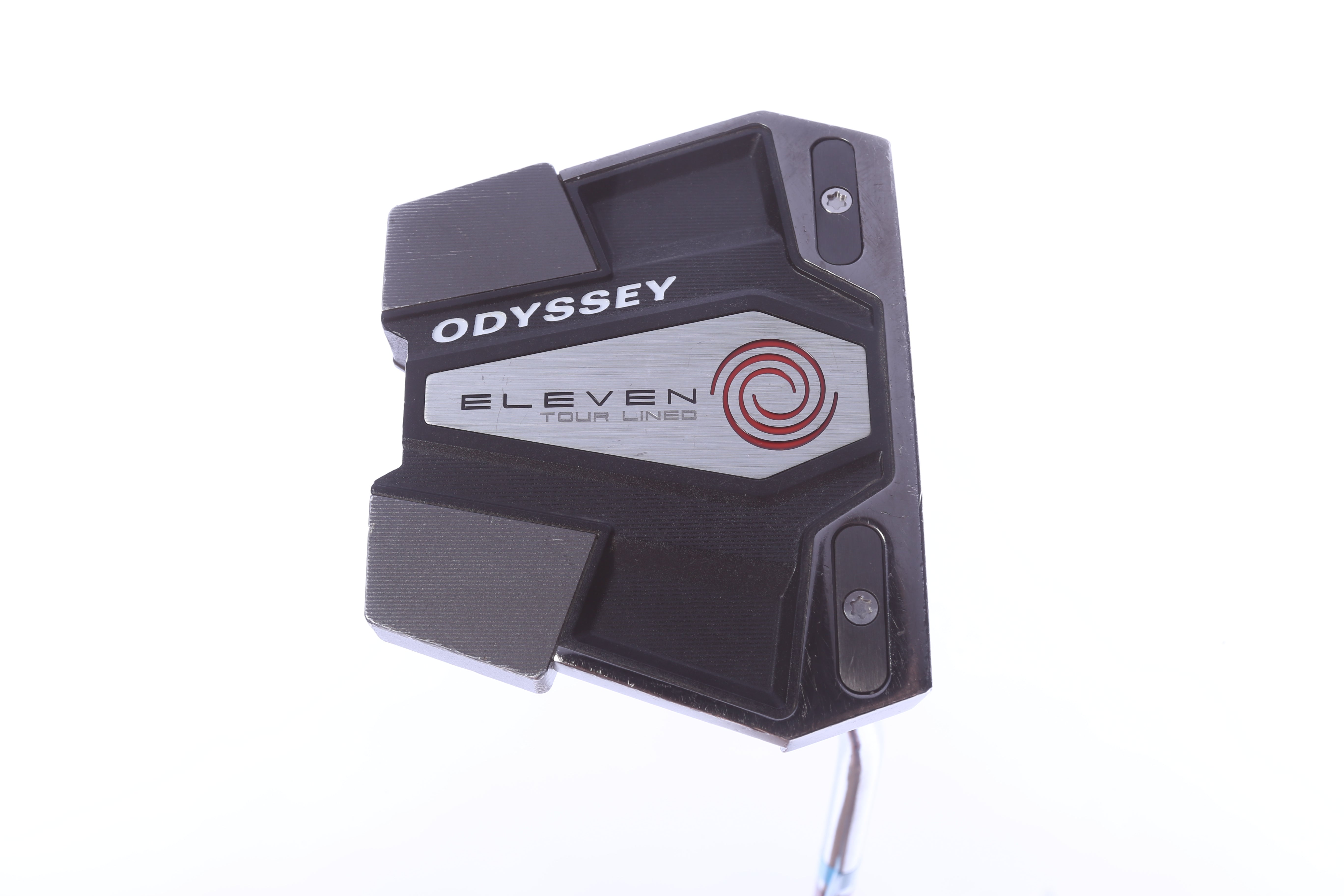 Used Odyssey Eleven Tour Lined DB Red Stroke Lab Putter - Right-Handed - 35 in - Mallet-Next Round