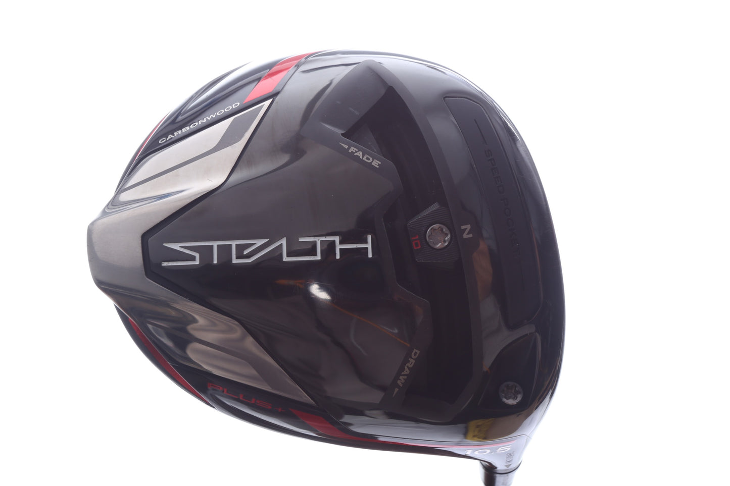 Used TaylorMade STEALTH PLUS Driver - 10.5 Degrees - Regular Flex Mitsubishi Kai'li Red - Right-Handed-Next Round
