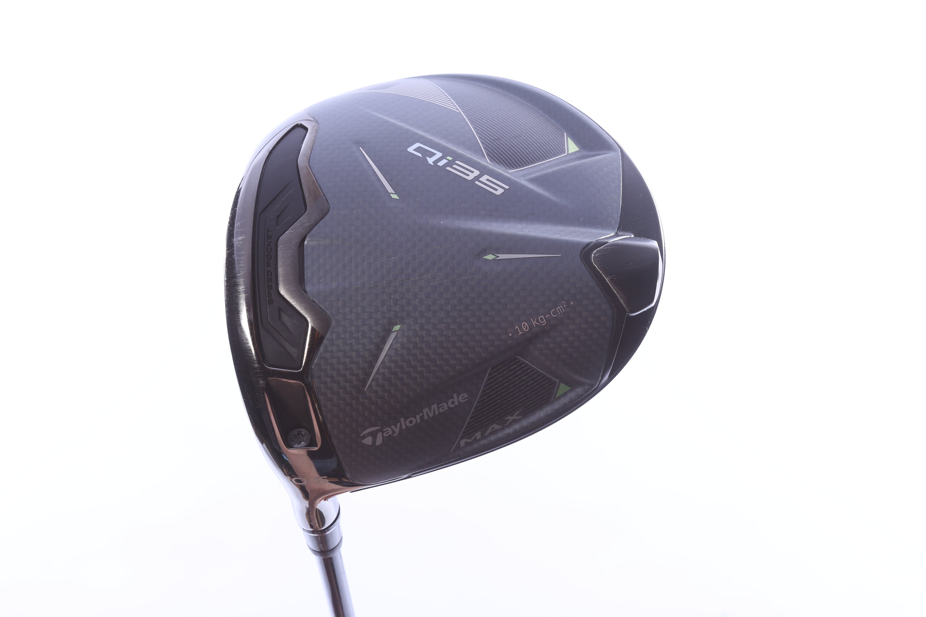 Used TaylorMade Qi35 MAX Driver - 10.5 Degrees - Stiff Flex Mitsubishi TENSEI AV Blue - Left-Handed-Next Round