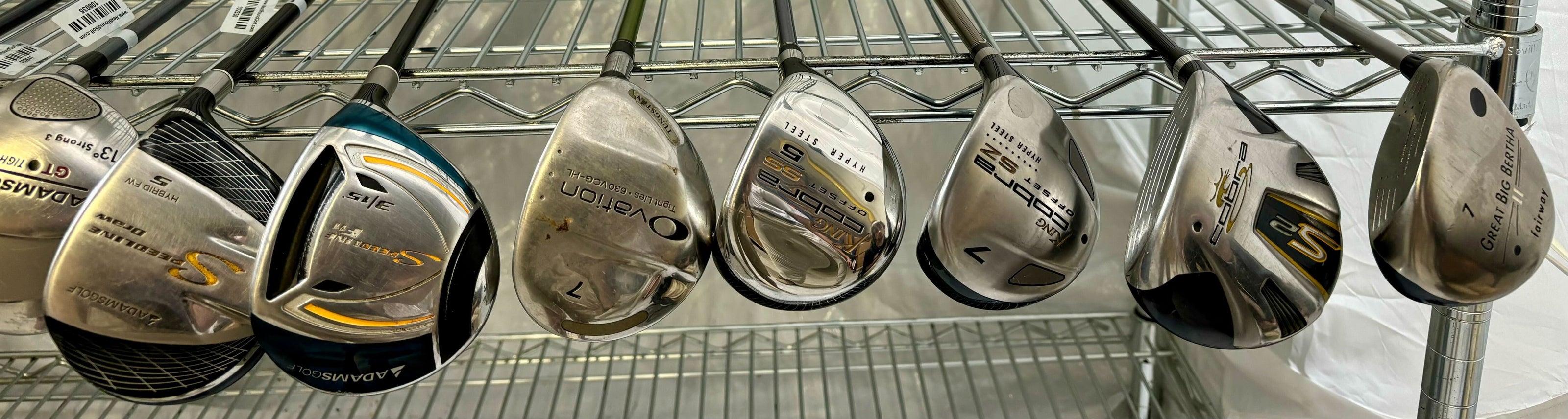Wholesale Lot of 30 Golf Clubs - Assorted Fairway Woods-Next Round