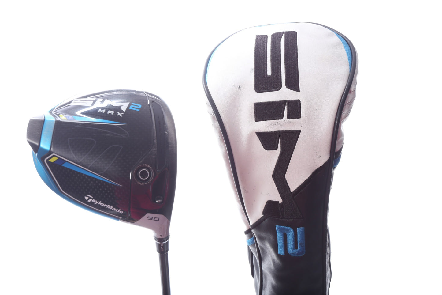 Used TaylorMade SIM2 MAX Driver - 9 Degrees - Stiff Flex Fujikura XLR8 Pro - Right-Handed-Next Round