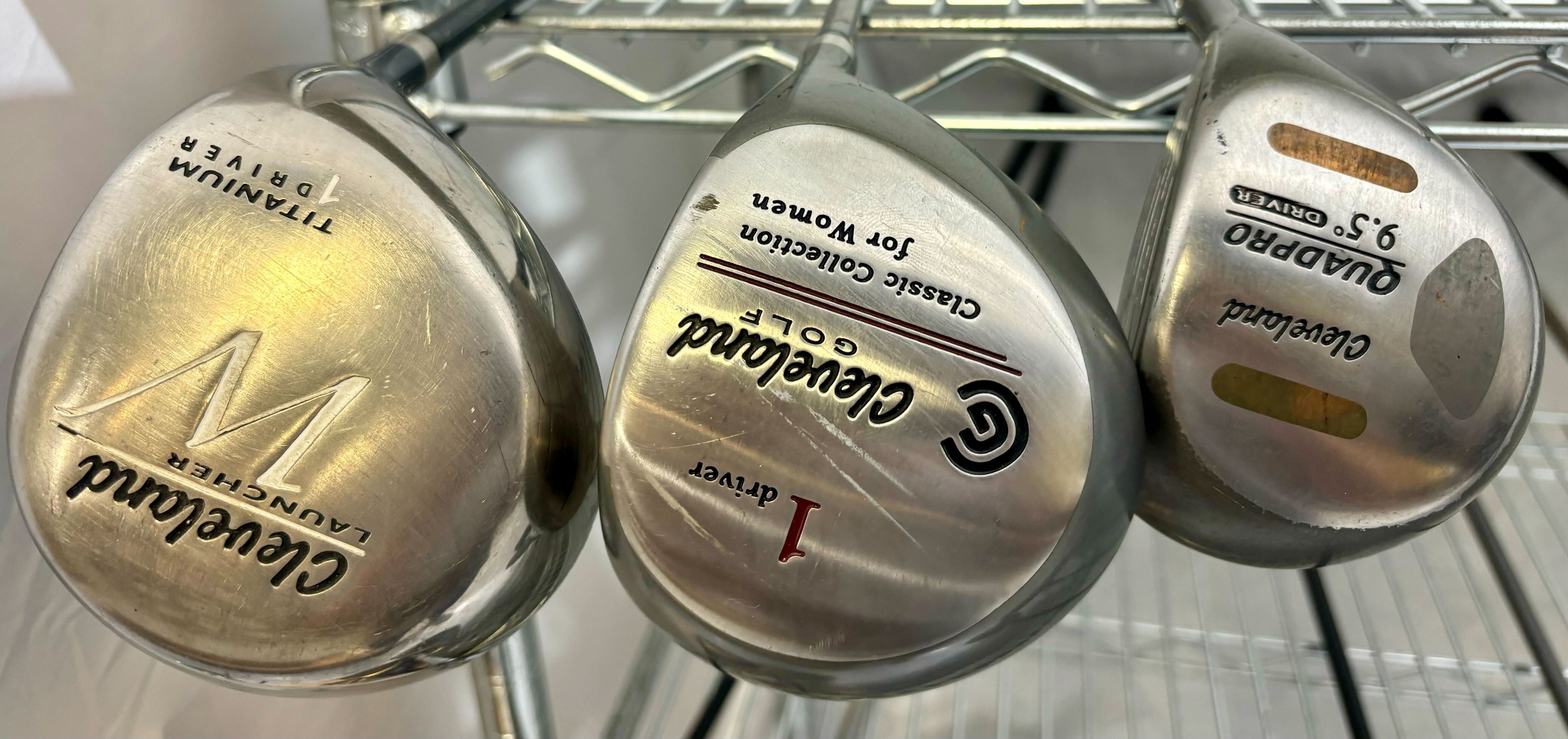 Wholesale Lot of 30 Golf Clubs - Cleveland Drivers - Launcers, Quadpro and Vas-Next Round