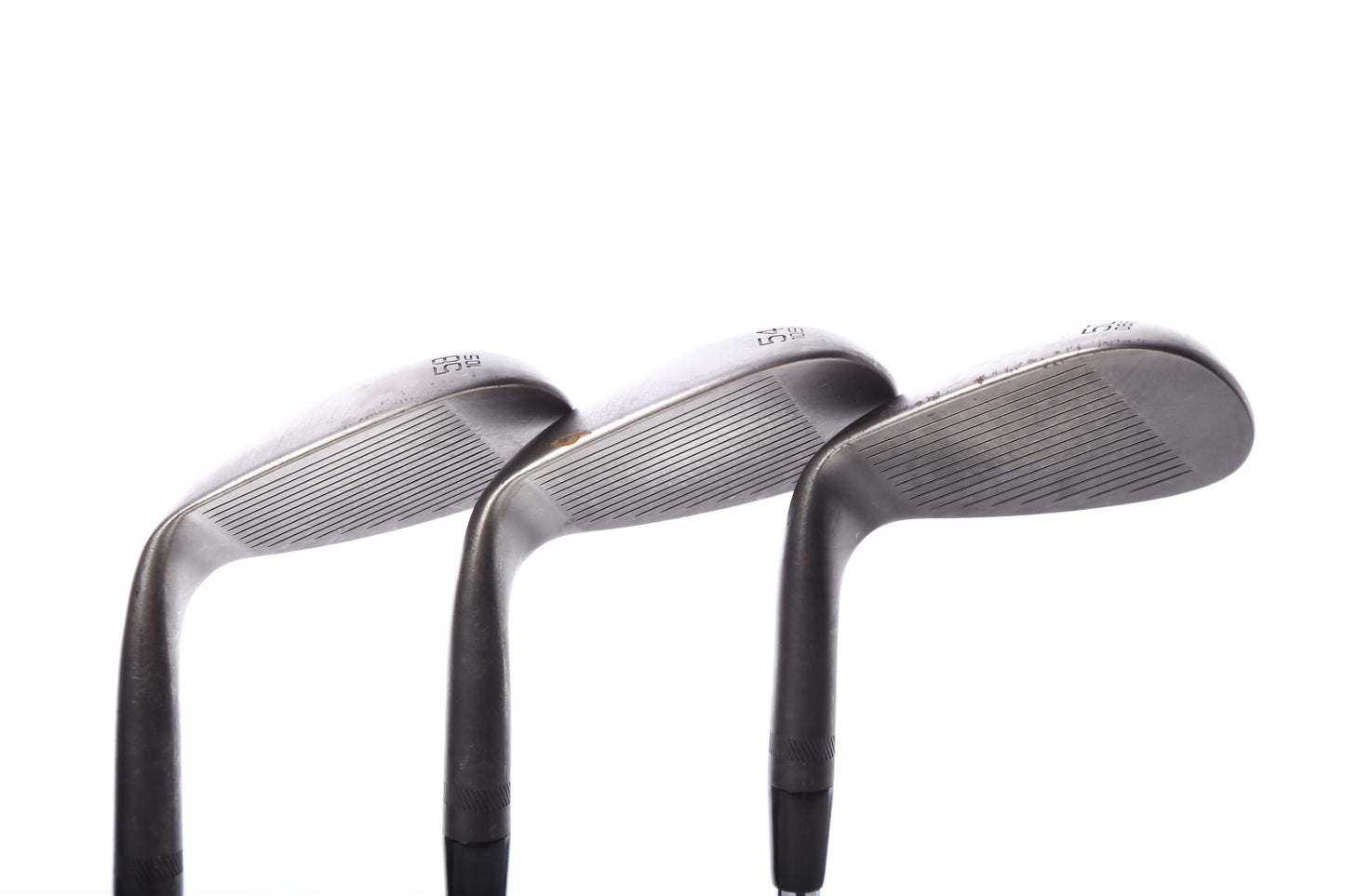 Used Titleist Vokey SM8 Jet Black Wedge Set - Right-Handed - 50*, 54*, 58* - Stiff Flex-Next Round
