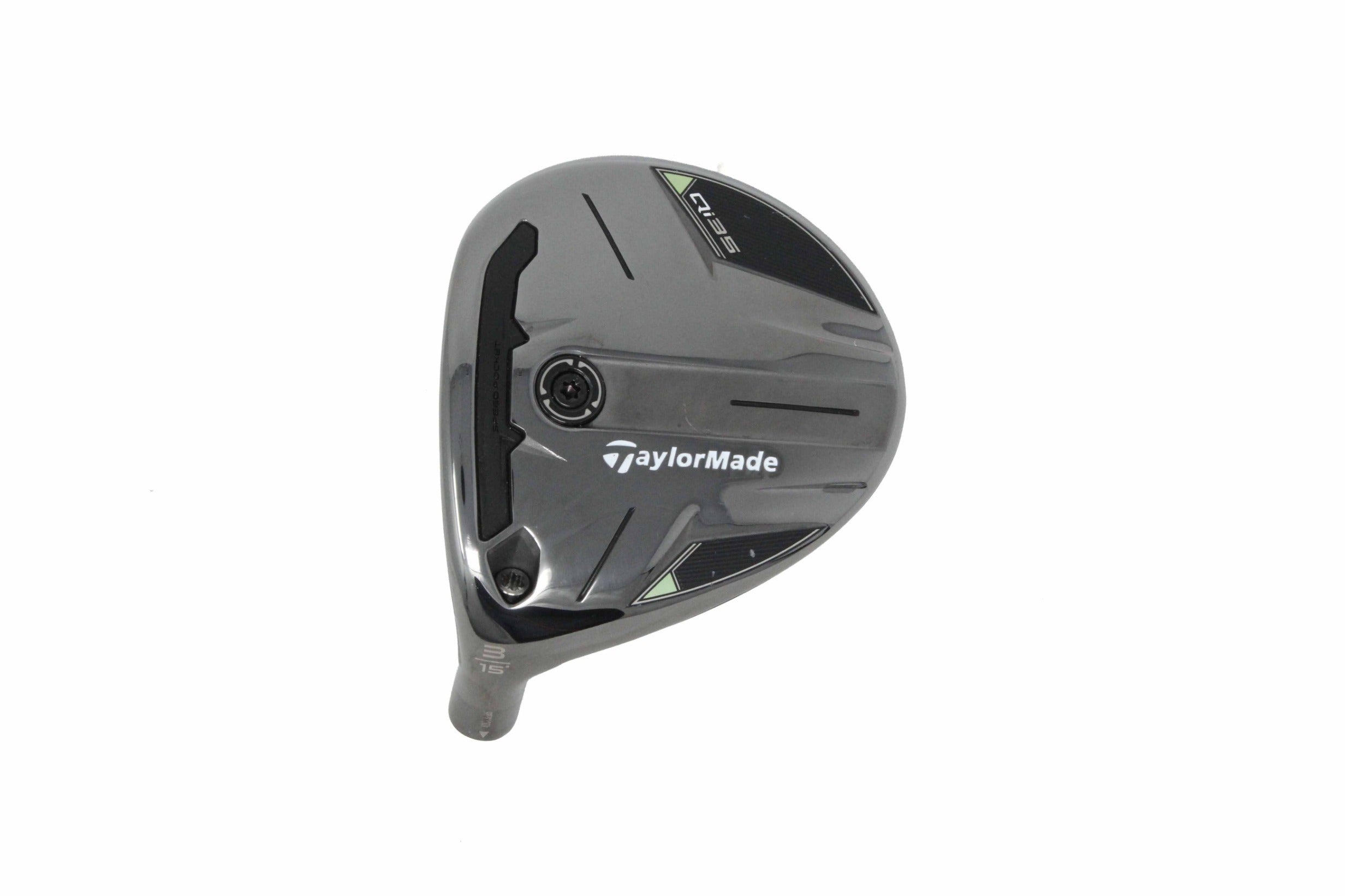 Used TaylorMade Qi35 3-Wood - HEAD ONLY - Left-Handed - 15 Degrees