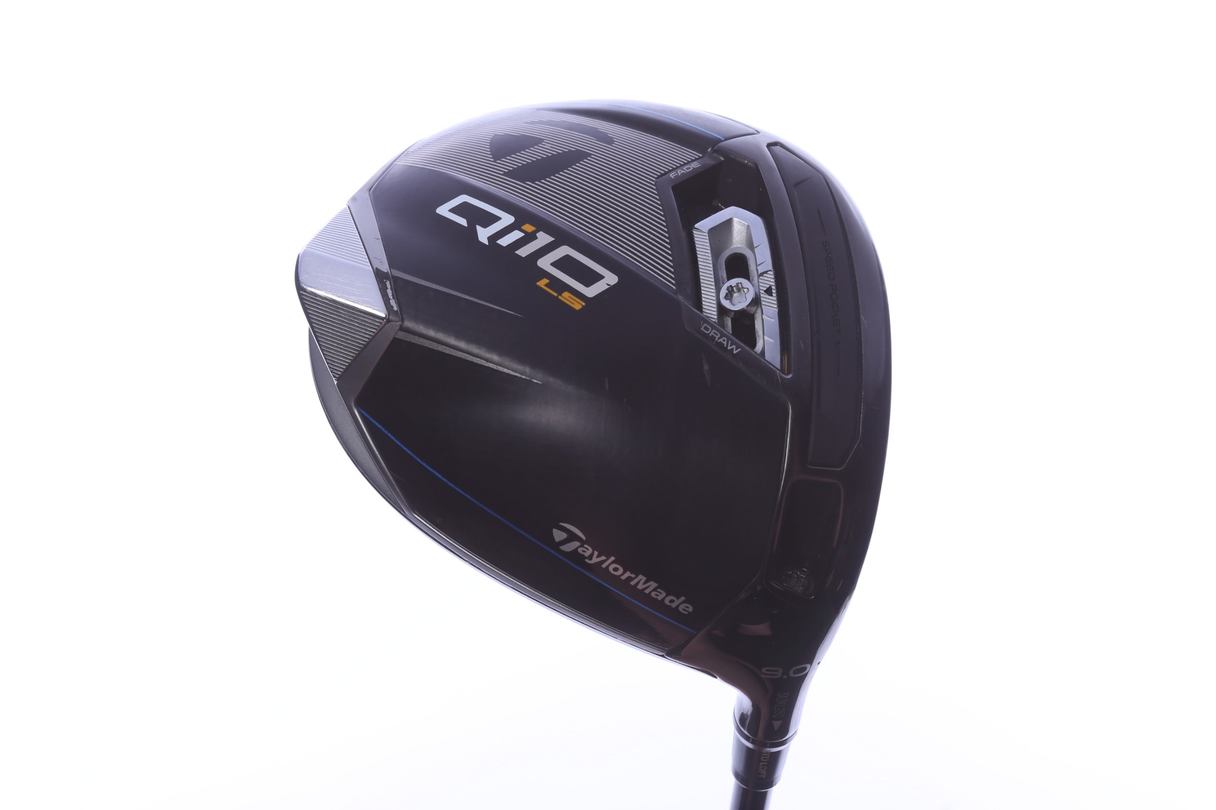 Used TaylorMade Qi10 LS Driver - 9 Degrees - Stiff Flex Mitsubishi Diamana S60 - Right-Handed