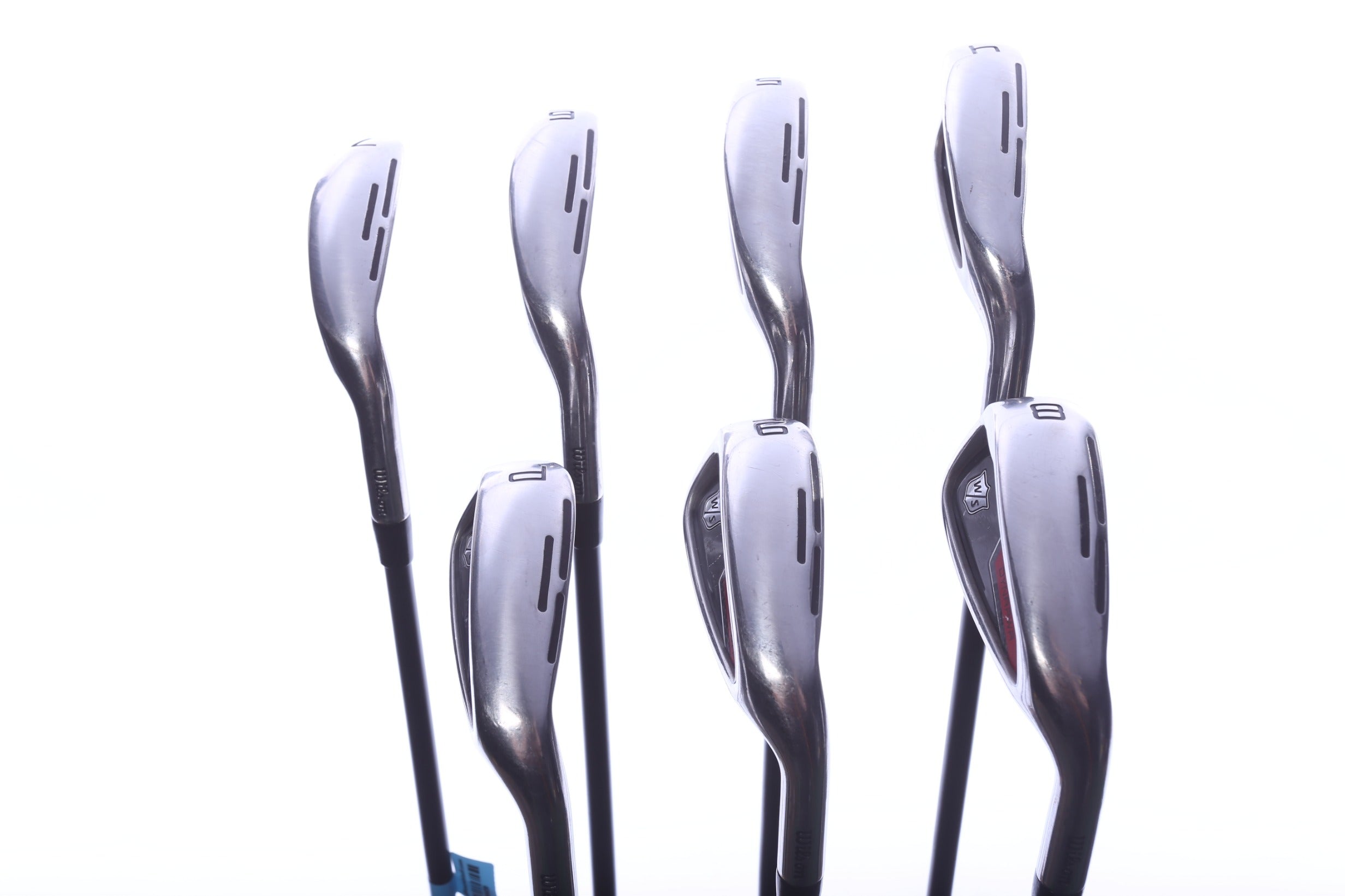 Used Wilson Dynapwr Iron Set - Right-Handed - 4-PW - Stiff Plus Flex