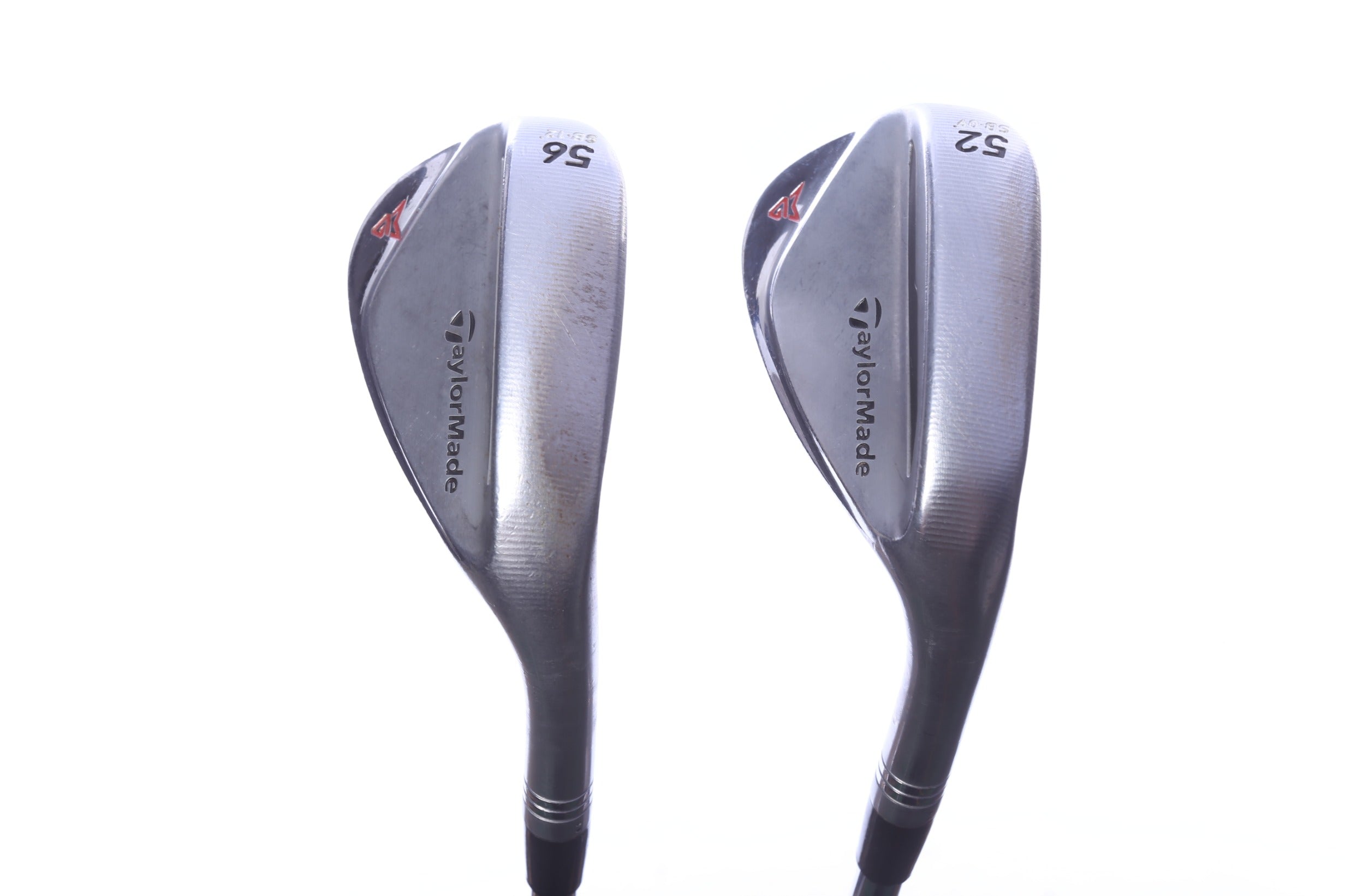 Used TaylorMade Milled Grind 2 Chrome Wedge Set - Right-Handed - 52*, 56* - Extra Stiff Flex