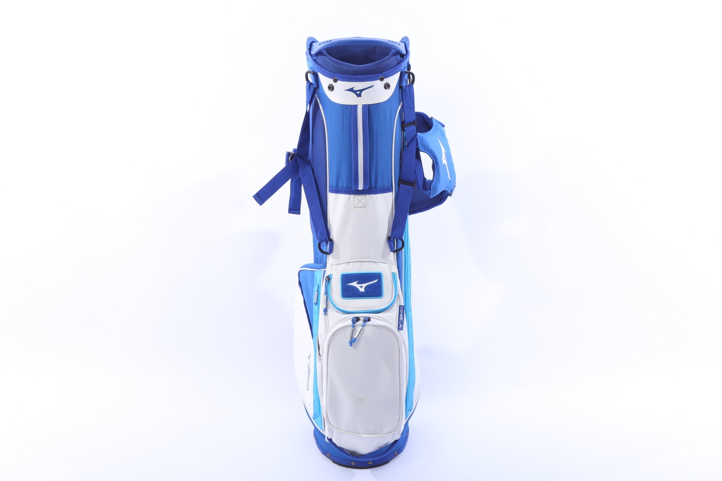 Used Mizuno 2022 BR-D3 Multicolor Stand Bag - 4-Way - 5 Pockets - Rain Cover Included-Next Round