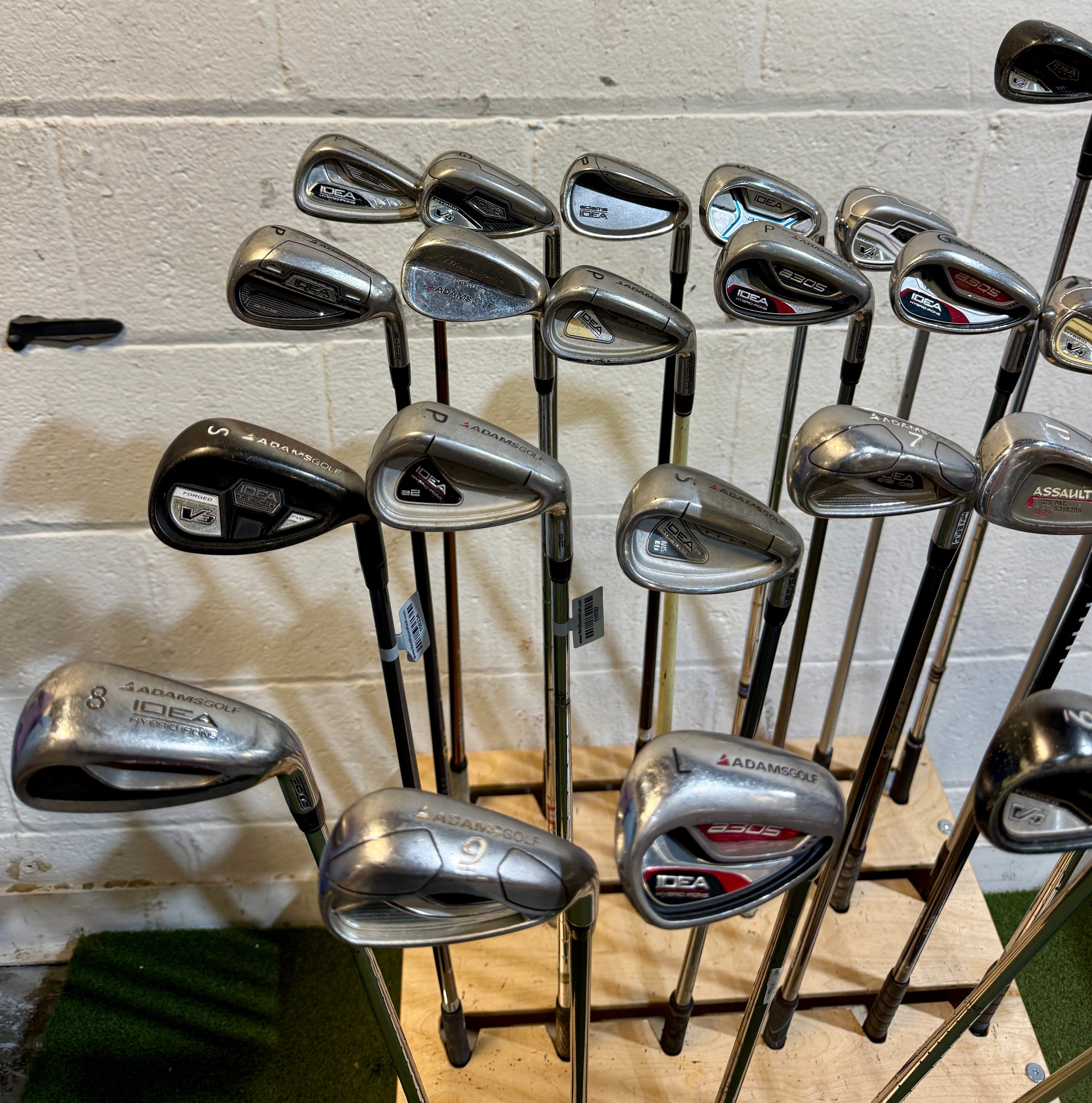 Wholesale Lot of 45 Golf Clubs - Adams Single Irons-Next Round