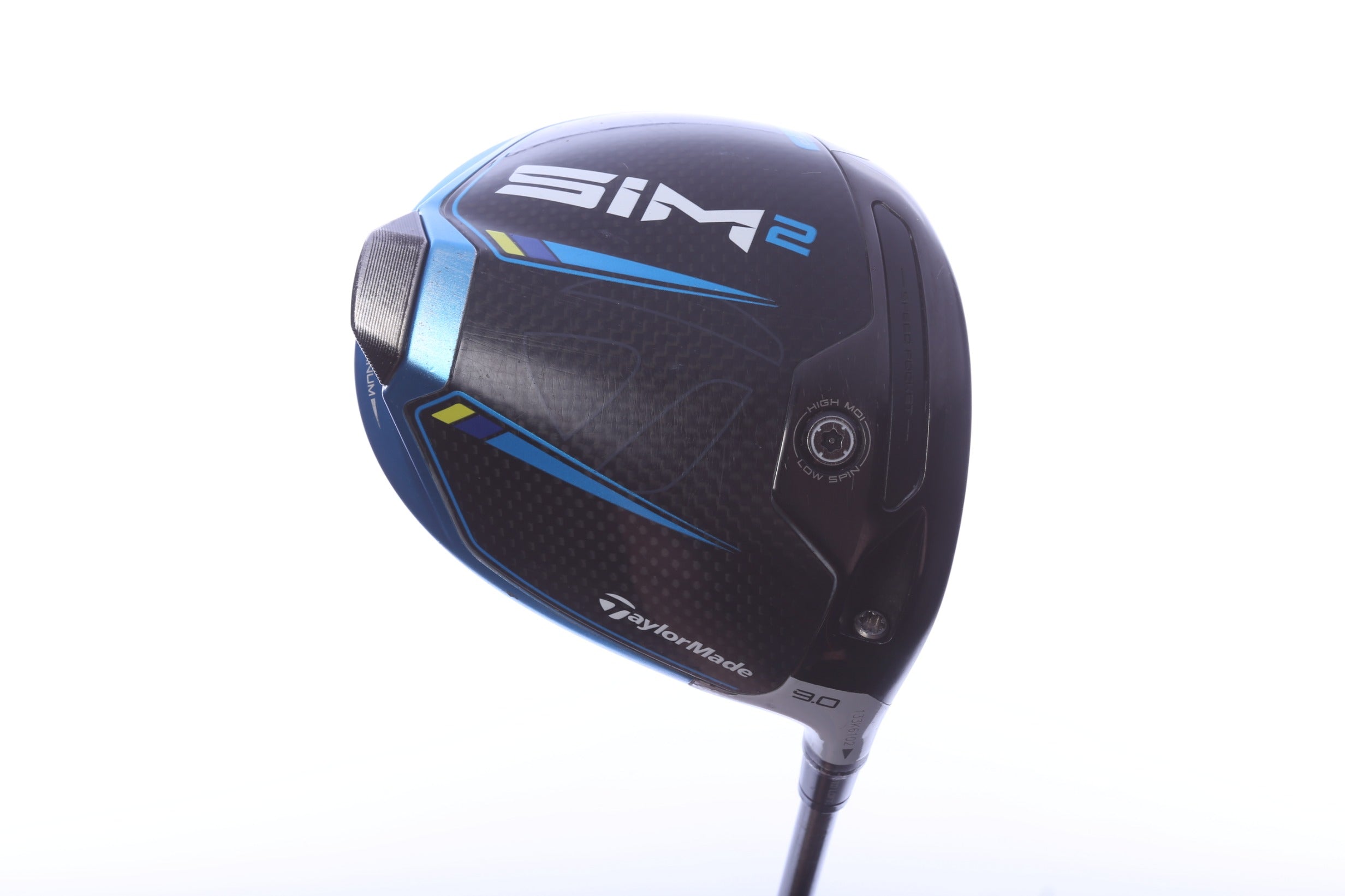 Used TaylorMade SIM2 Driver - 9 Degrees - Stiff Flex Aerotech Ti-Fiber Pro 60 - Right-Handed