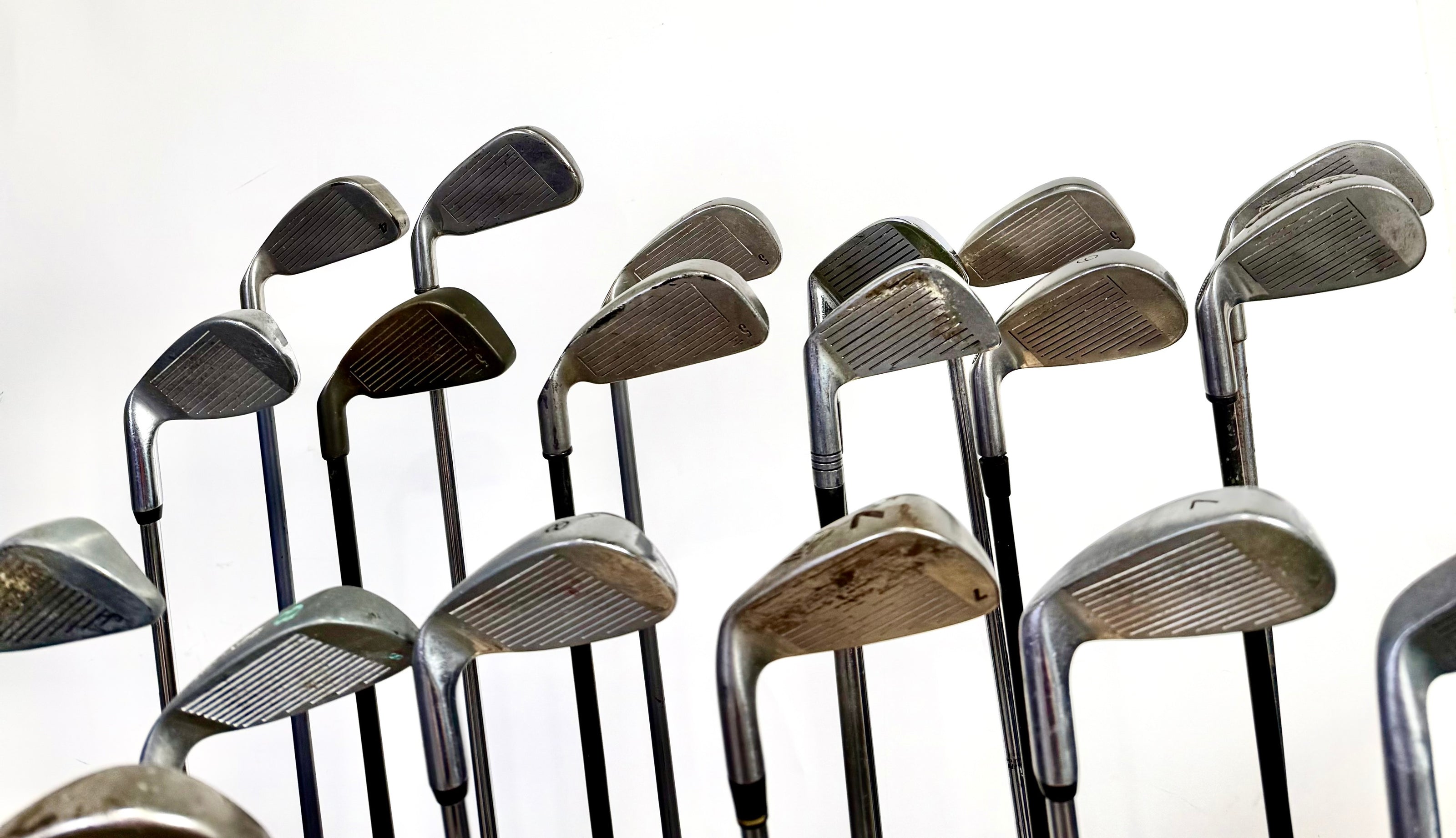Wholesale Lot of 24 Golf Clubs - Right Handed - Assorted Irons and Wedges-Next Round
