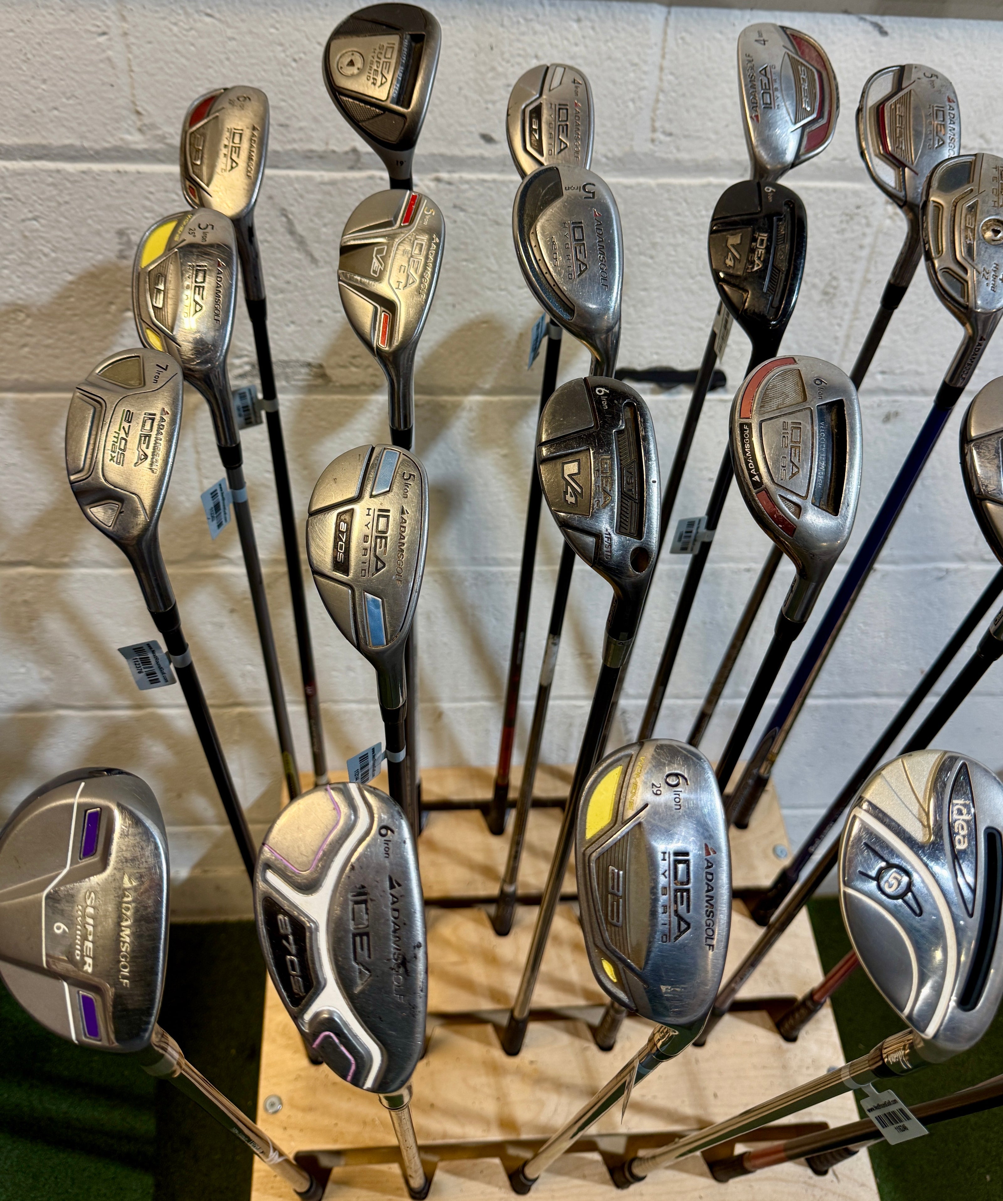 Wholesale Lot of 45 Golf Clubs - Adams Hybrids-Next Round