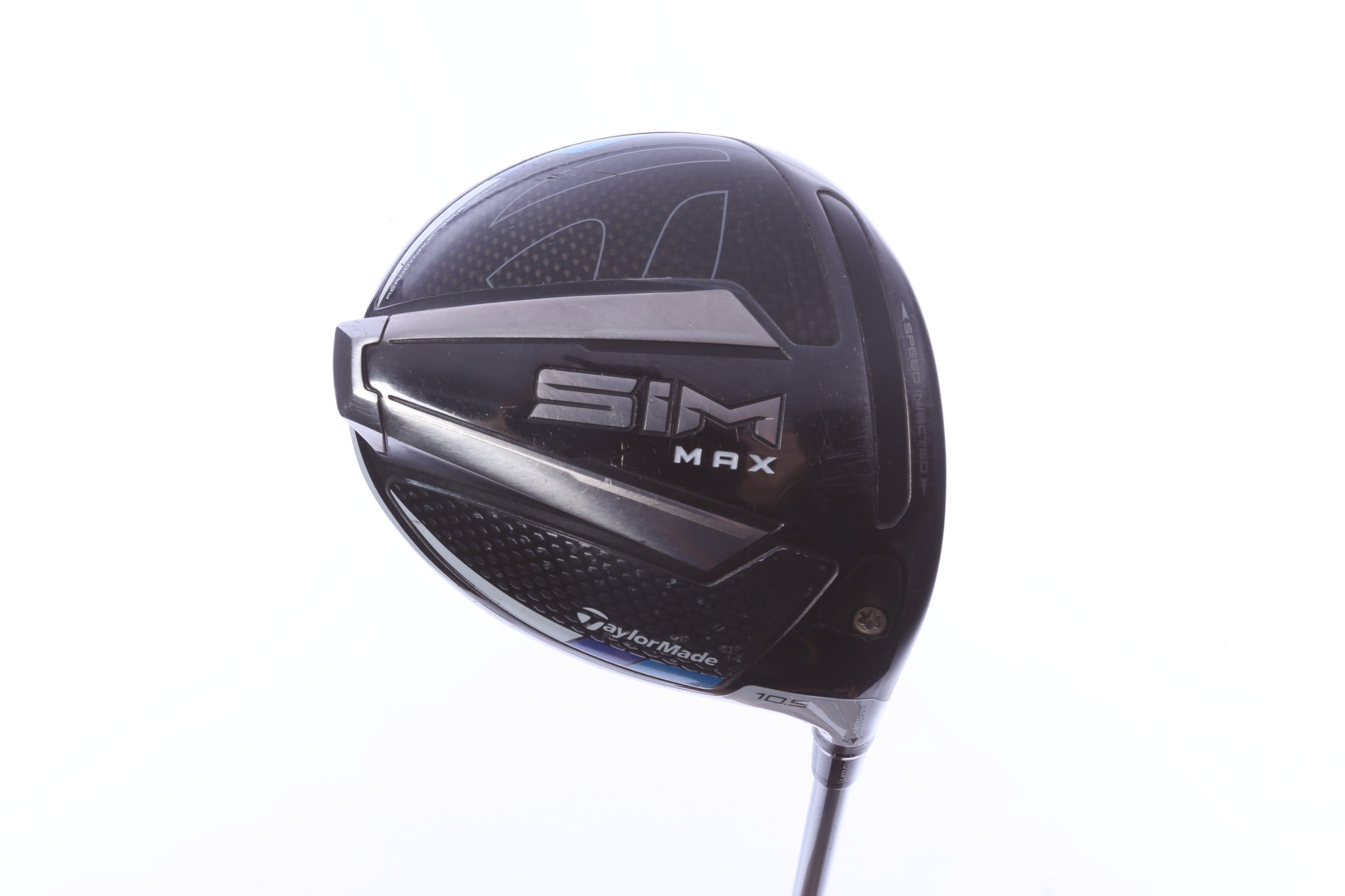 Used TaylorMade SIM MAX Driver - 10.5 Degrees - Stiff Flex UST Mamiya Helium - Right-Handed-Next Round
