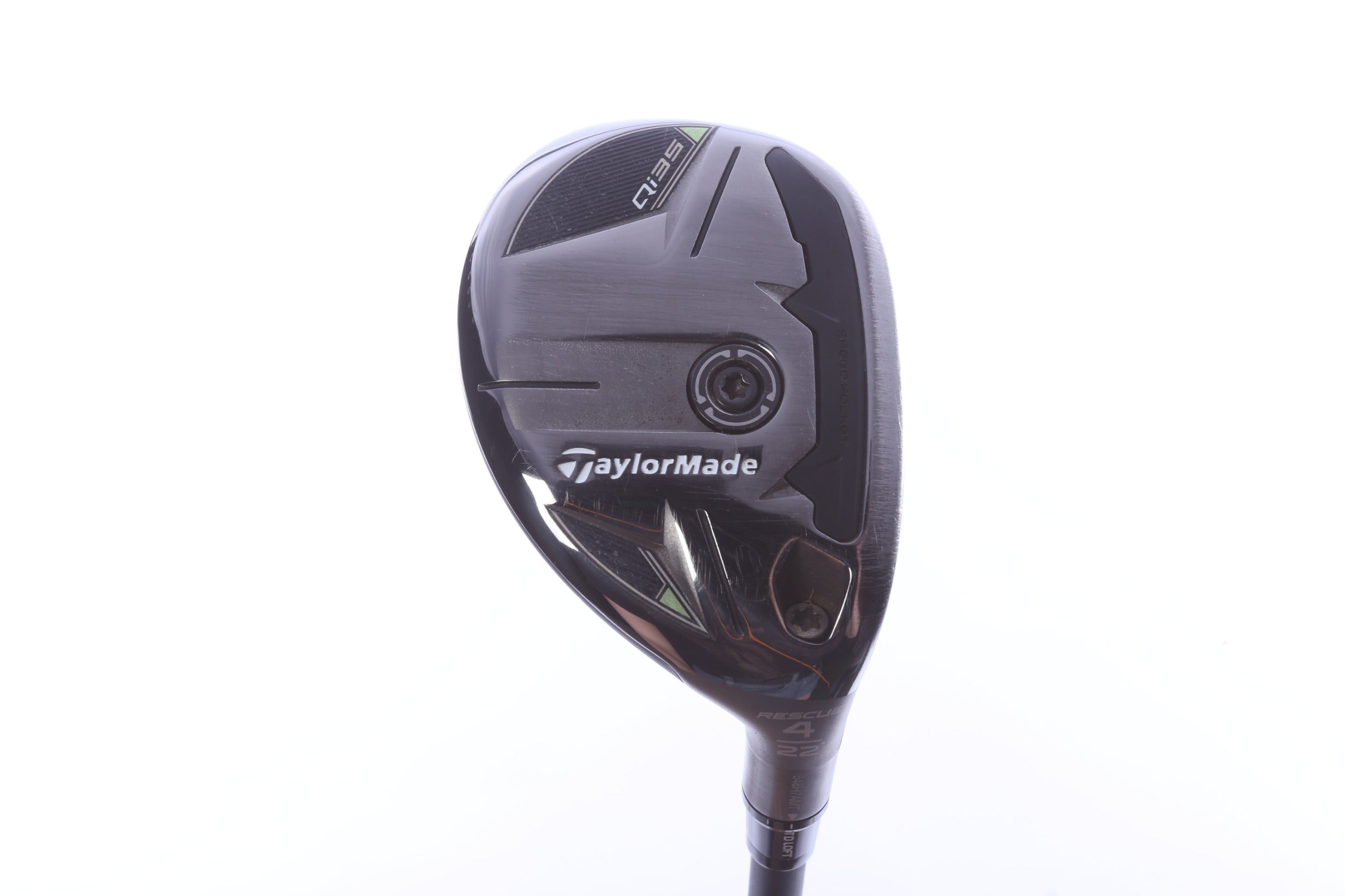 Used TaylorMade Qi35 Rescue 4H Hybrid - Right-Handed - 22 Degrees - Stiff Flex-Next Round