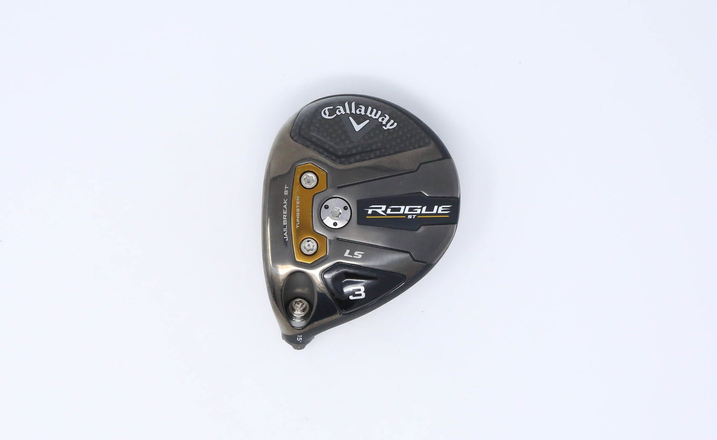 Used Callaway Rogue ST LS 3-Wood - HEAD ONLY - Left-Handed - 15 Degrees-Next Round